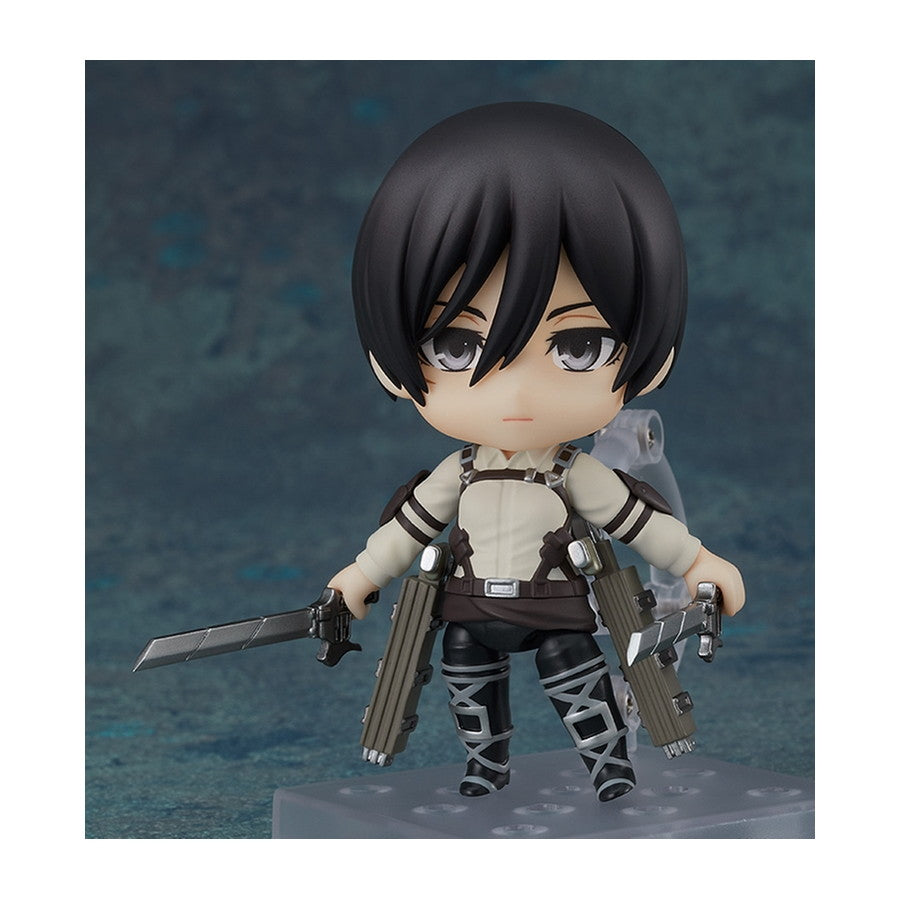 【中古即納】[FIG] GOODSMILE ONLINE SHOP限定 ねんどろいど 2001 ミカサ・アッカーマン The Final Season Ver. 進撃の巨人 完成品 可動フィギュア グッドスマイルカンパニー(20230430)