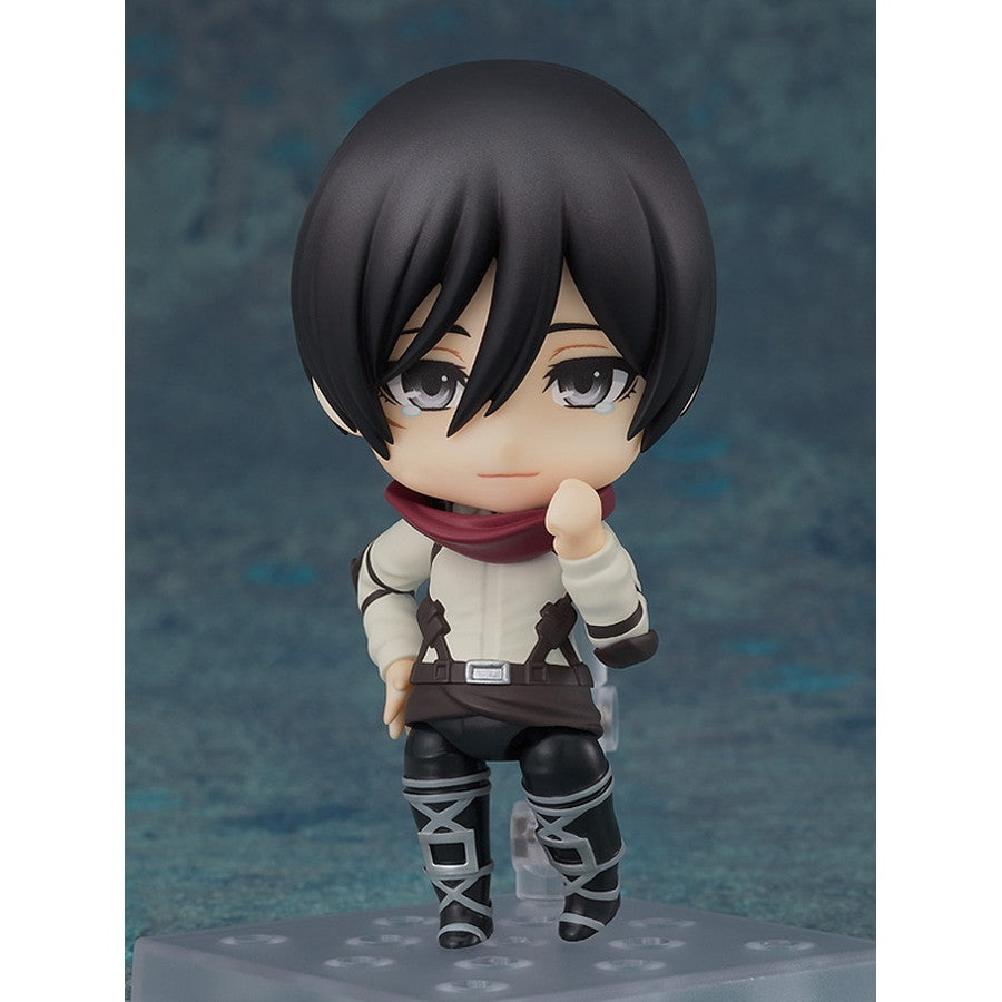 【中古即納】[FIG] GOODSMILE ONLINE SHOP限定 ねんどろいど 2001 ミカサ・アッカーマン The Final Season Ver. 進撃の巨人 完成品 可動フィギュア グッドスマイルカンパニー(20230430)