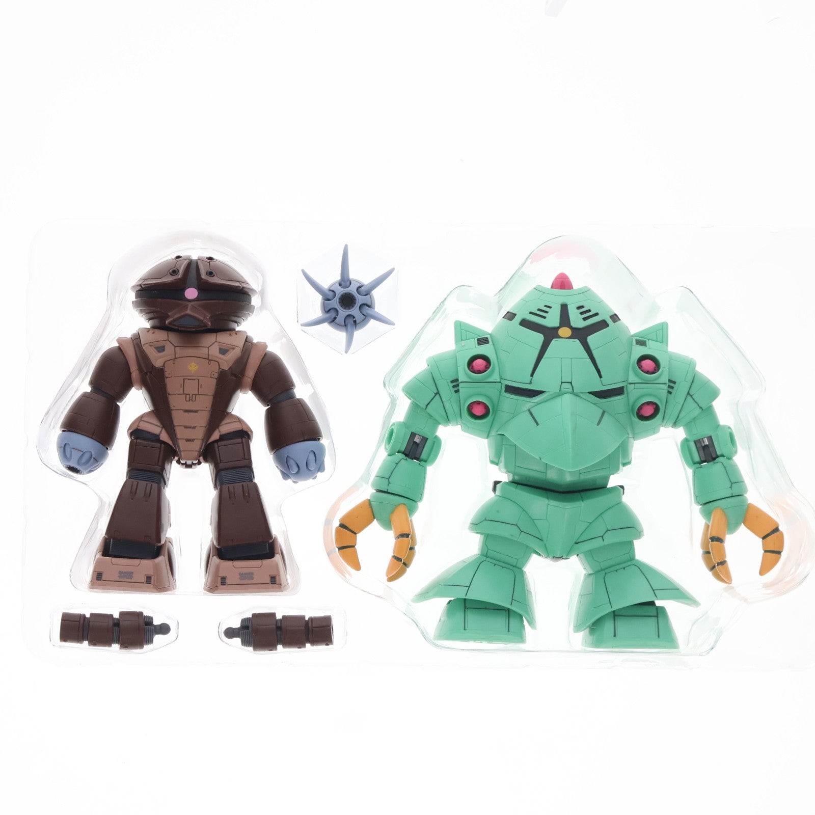 【中古即納】[FIG] (再販) MS IN ACTION!!(モビルスーツ・イン・アクション) アッガイ&ゾック 機動戦士ガンダム 完成品 可動フィギュア バンダイ(20060727)