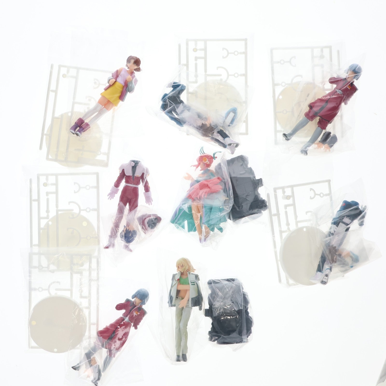 【中古即納】[FIG] (BOX) HG シードキャラクターズ 機動戦士ガンダムSEED フィギュア(8個) バンダイ(20040930)