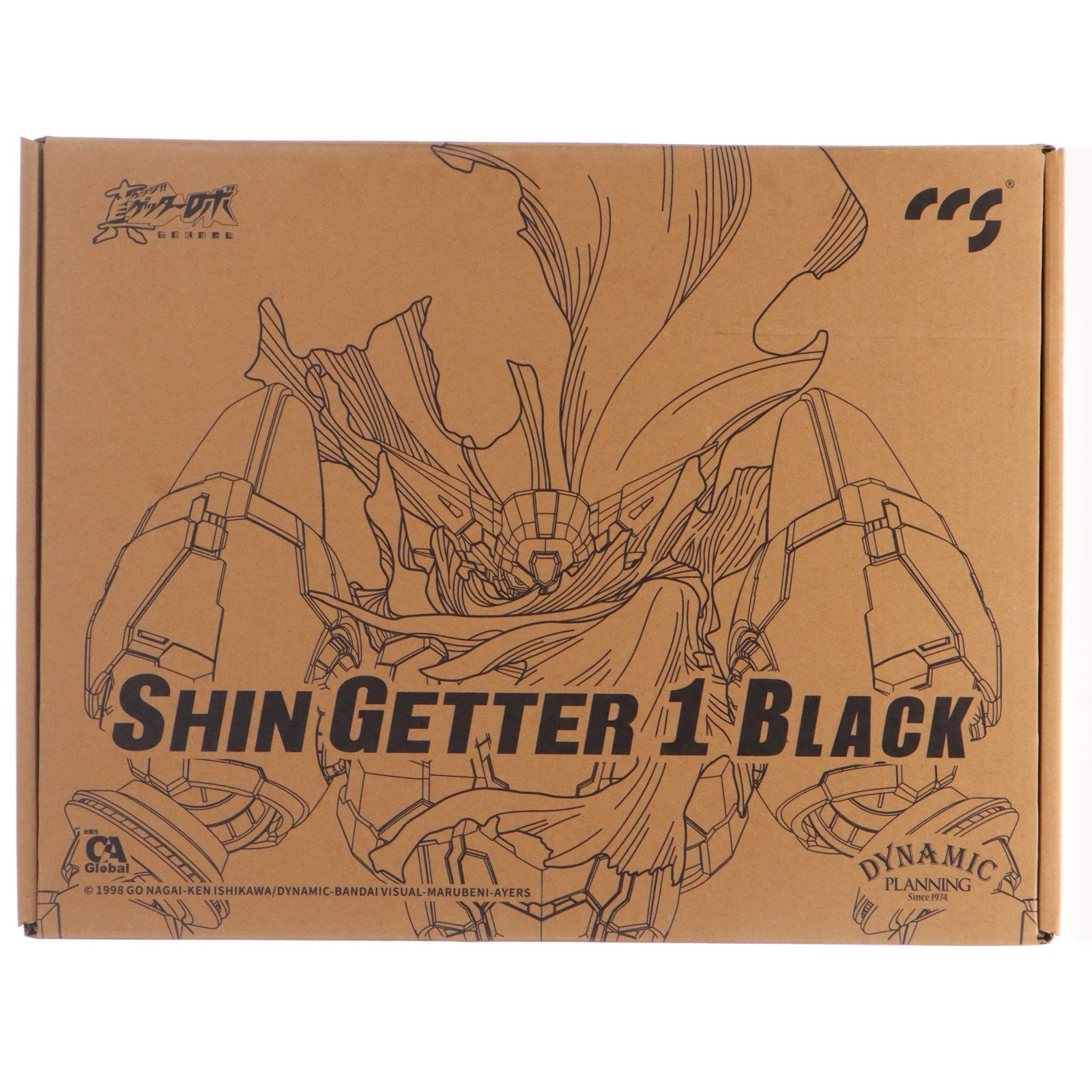 【中古即納】[FIG] 鉄魄(MORTAL MIND)シリーズ 真ゲッター1 ブラック 真(チェンジ!!)ゲッターロボ 世界最後の日 完成品 合金可動フィギュア C&A Global Ltd.×CCSTOYS(20230316)