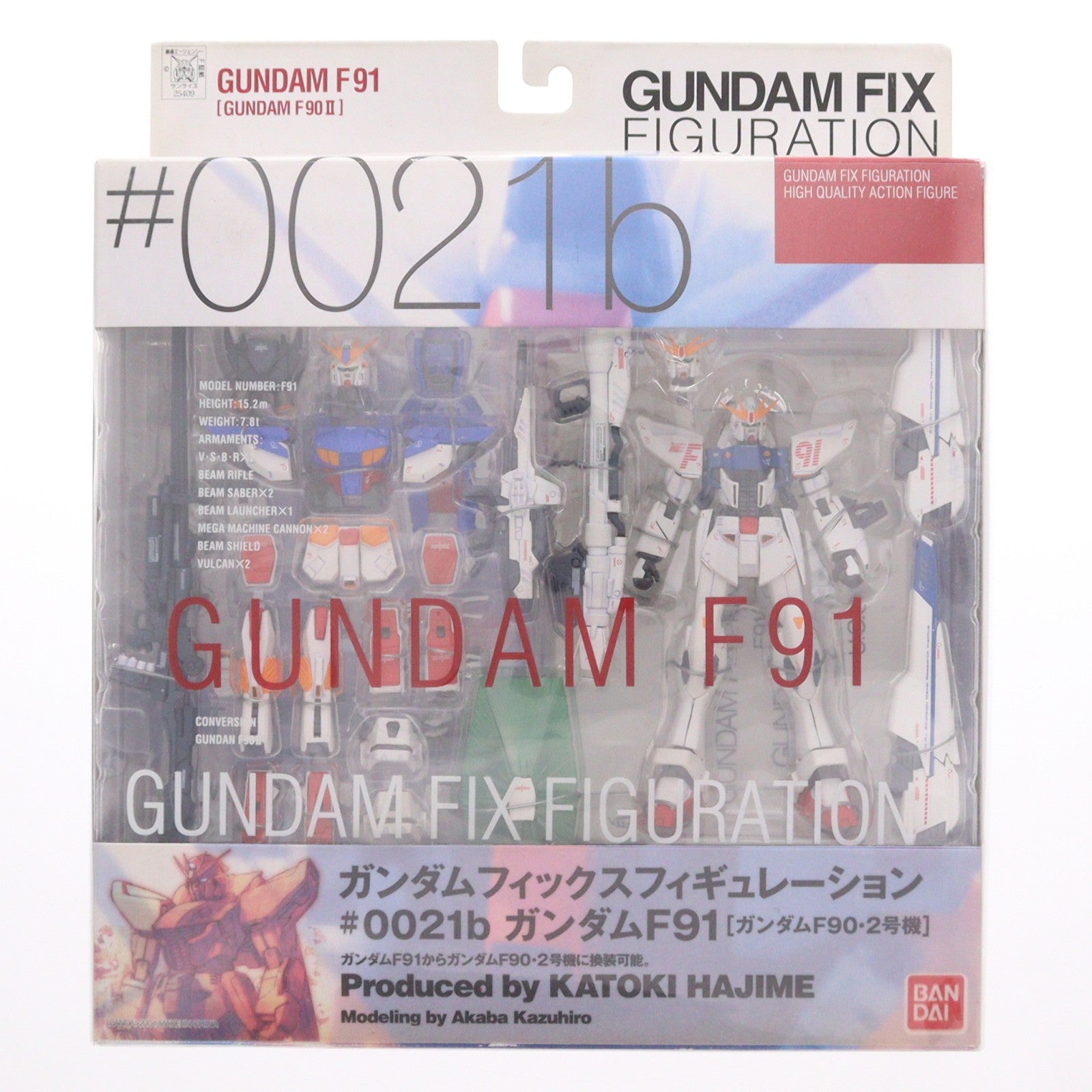 【中古即納】[FIG] GUNDAM FIX FIGURATION #0021b ガンダムF91[ガンダムF90・2号機] 機動戦士ガンダムF91 完成品 可動フィギュア バンダイ(20040829)