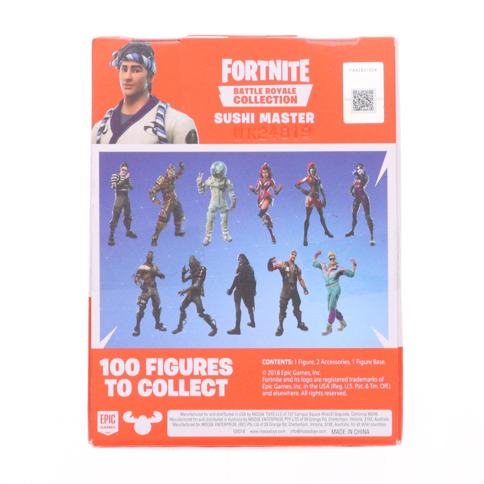 【中古即納】[FIG] コレクションミニフィギュアシリーズ 021 スシマスター フォートナイト 完成品 フィギュア タカラトミー(20191026)