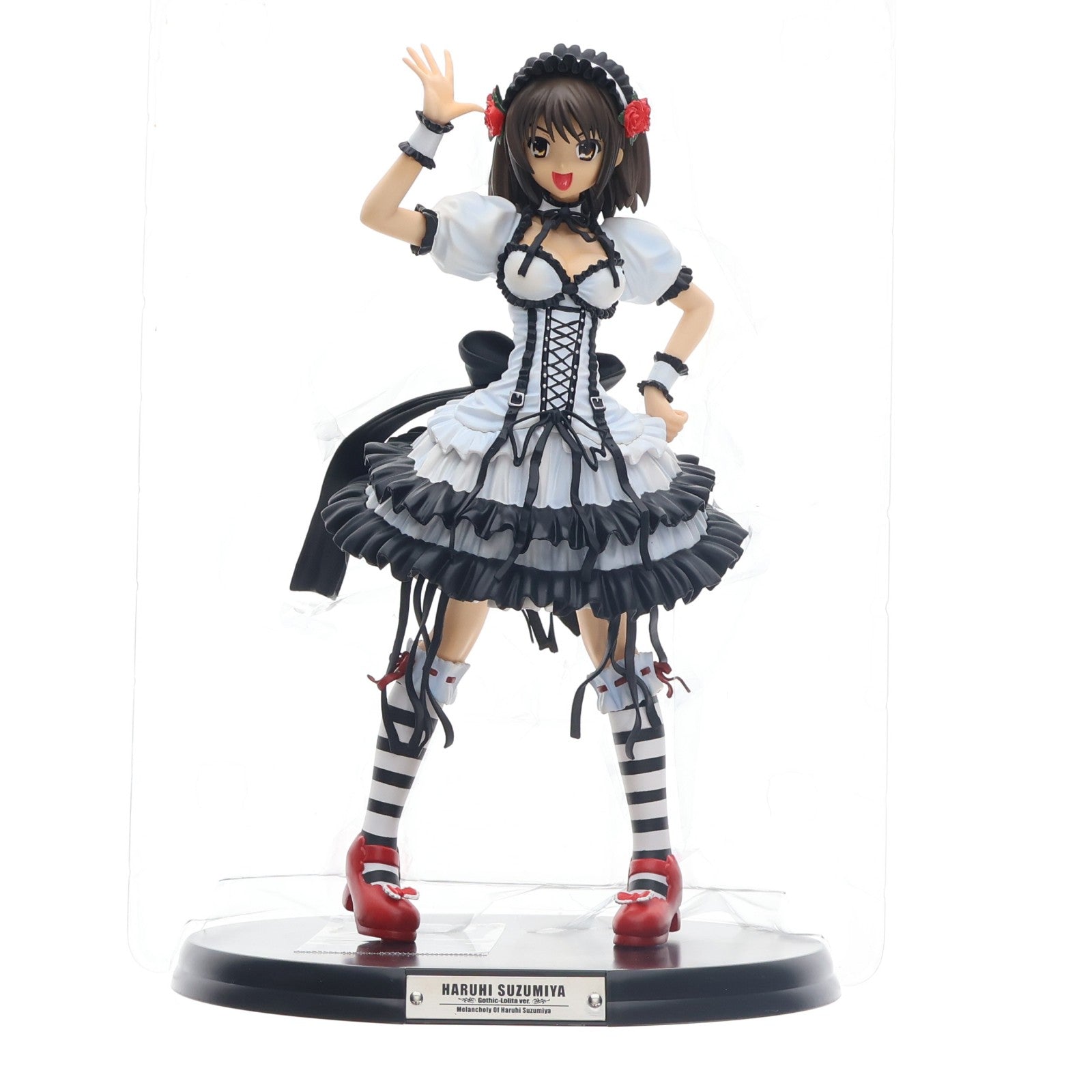 【中古即納】[FIG] 涼宮ハルヒ(すずみやはるひ) ～ゴスロリver.～ 涼宮ハルヒの憂鬱 1/7 完成品 フィギュア グリフォンエンタープライズ(20130202)