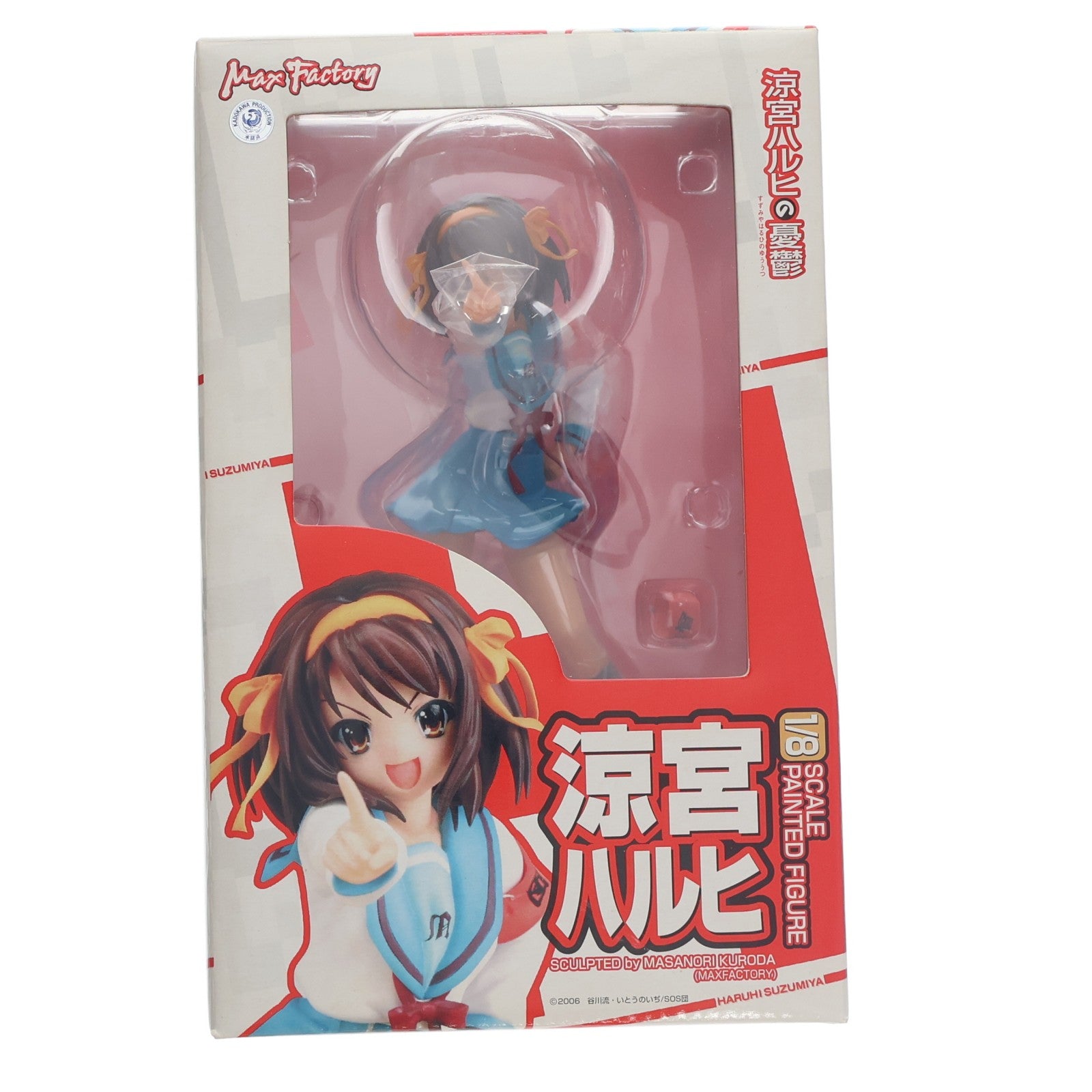 【中古即納】[FIG] 涼宮ハルヒ(すずみやはるひ) 涼宮ハルヒの憂鬱 1/8 完成品 フィギュア マックスファクトリー(20070228)