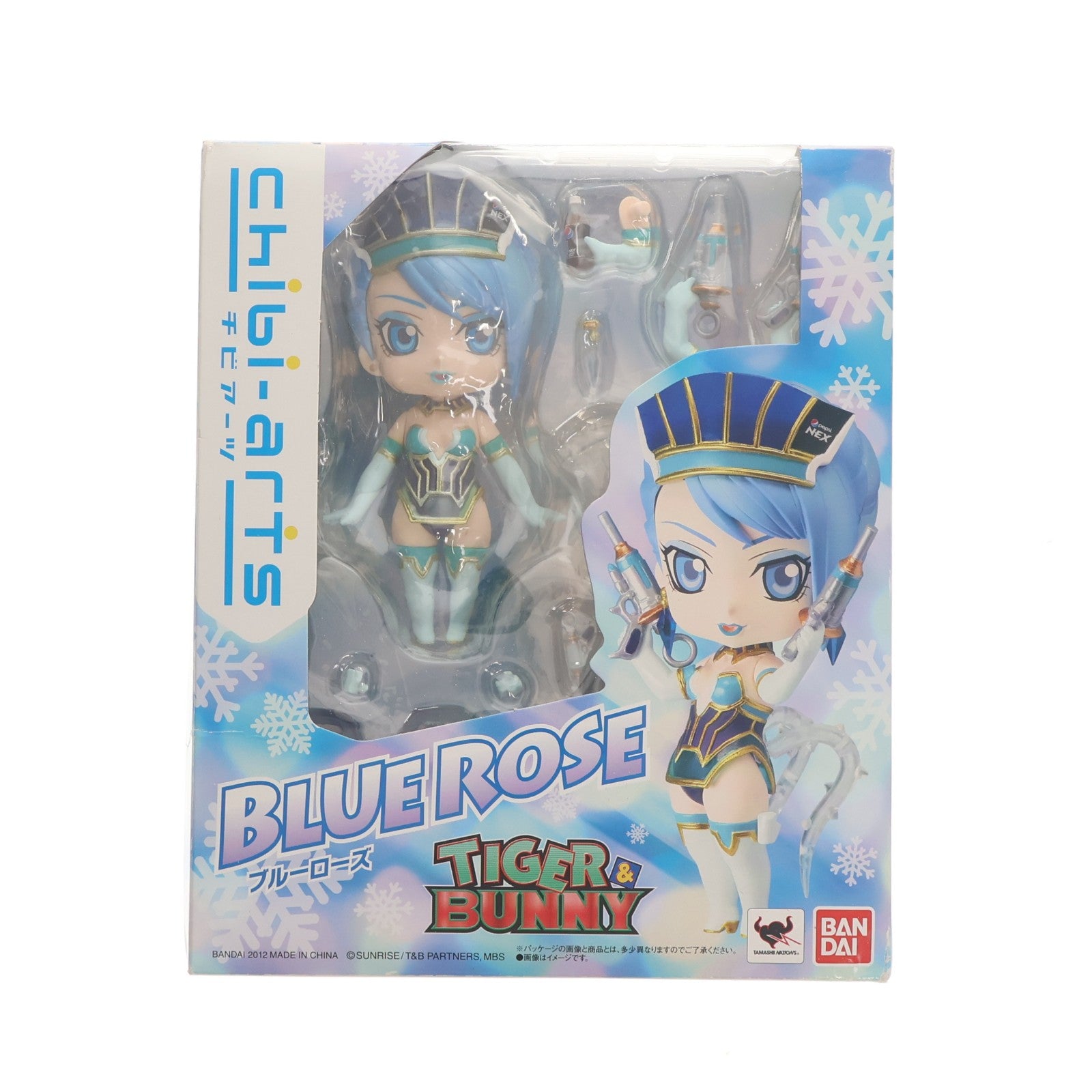 【中古即納】[FIG] chibi-arts(チビアーツ) ブルーローズ TIGER & BUNNY(タイガー&バニー) 完成品 可動フィギュア バンダイ(20120128)