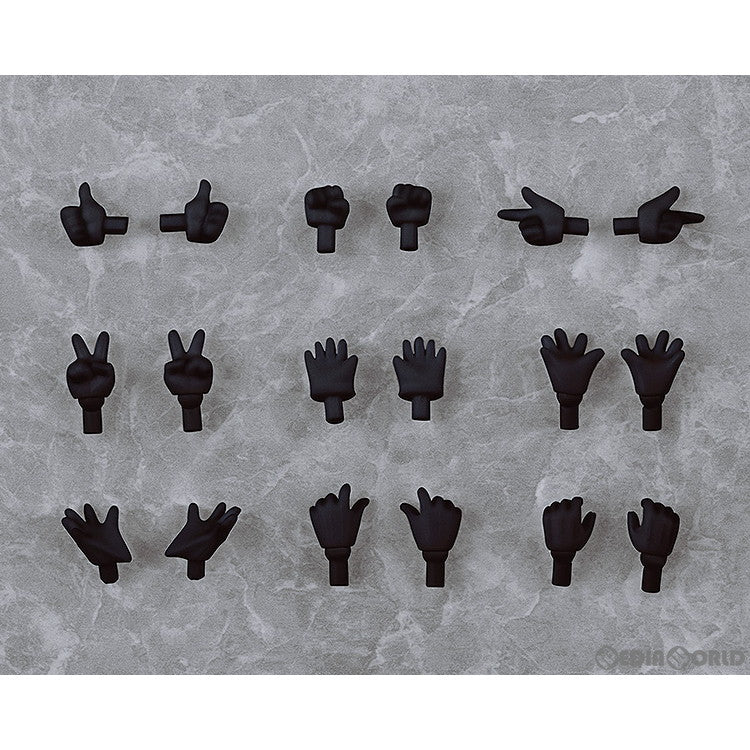 【中古即納】[FIG] ねんどろいどどーる 手首パーツセット 手袋Ver.(ブラック) フィギュア用アクセサリ グッドスマイルカンパニー(20230513)