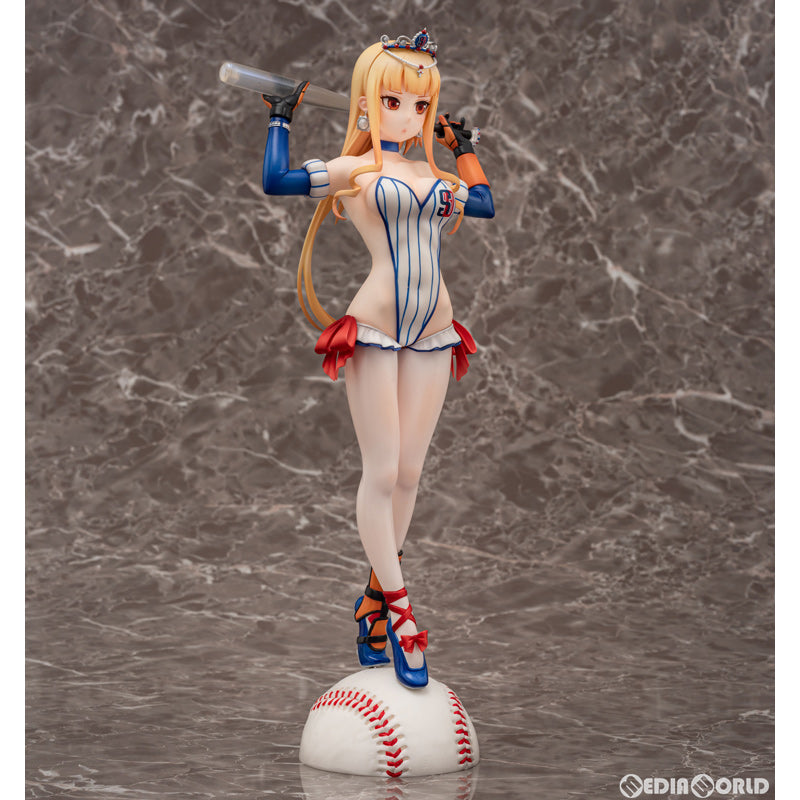 【中古即納】[FIG] 初回限定特典付属 王坂皇華(おうさかおうか) 百合とバット 1/7 完成品 フィギュア 絵梦(エモン)トイズ(EMONTOYS)(20200710)
