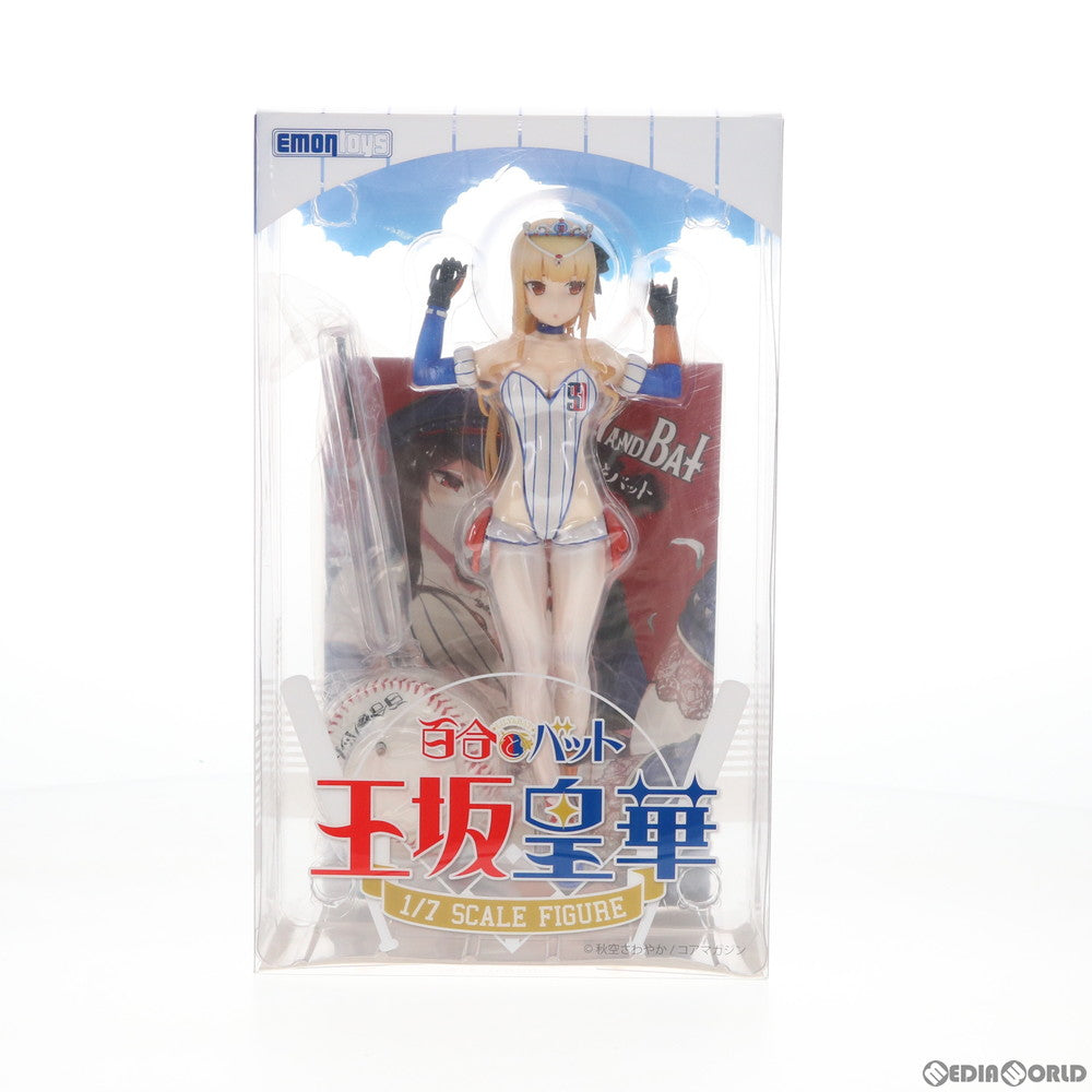 【中古即納】[FIG] 初回限定特典付属 王坂皇華(おうさかおうか) 百合とバット 1/7 完成品 フィギュア 絵梦(エモン)トイズ(EMONTOYS)(20200710)