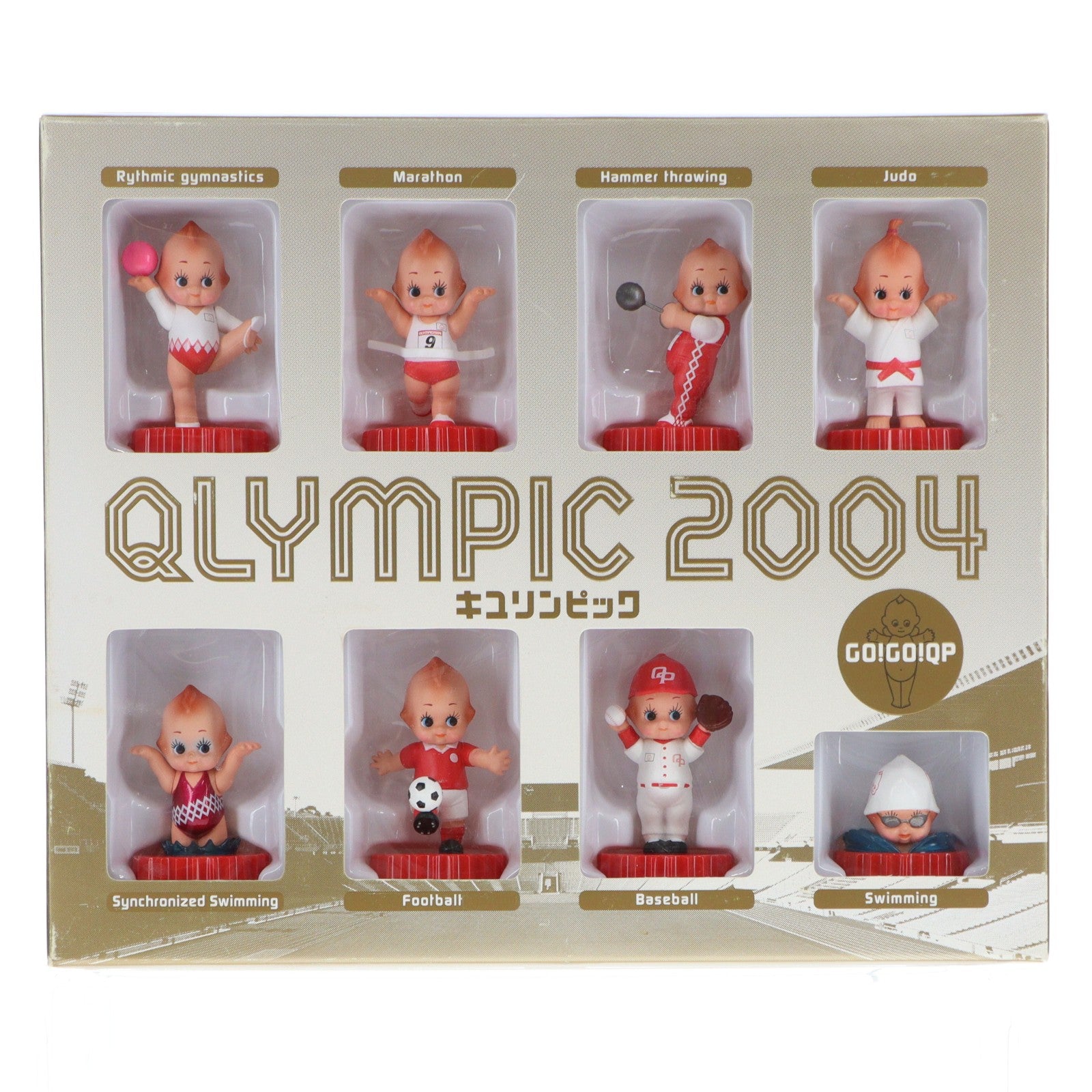 【中古即納】[FIG] QLYMPIC(キュリンピック)2004 8体セット キューピーマヨネーズ 懸賞応募者当選品 完成品 フィギュア キューピー(20041231)