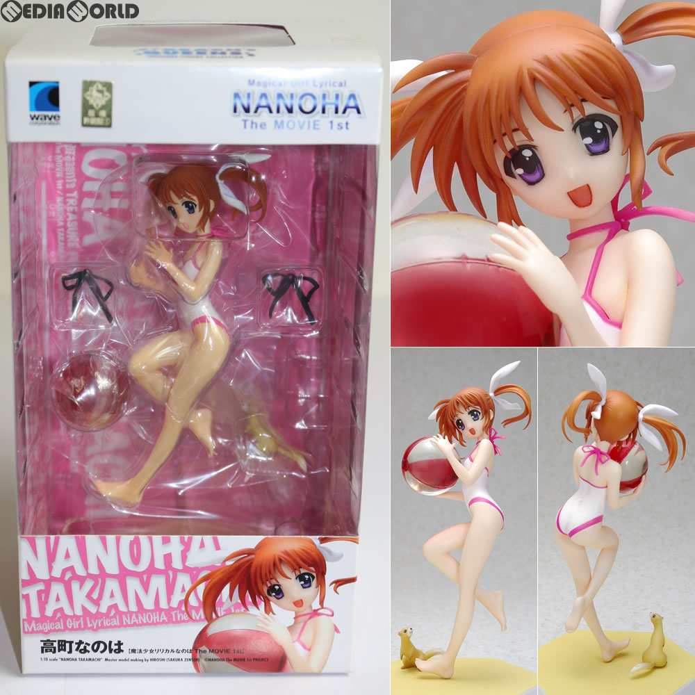 【中古即納】[FIG] BEACH QUEENS(ビーチクイーンズ) 高町なのは(たかまちなのは) 魔法少女リリカルなのは The MOVIE 1st 1/10 完成品 フィギュア ウェーブ(WAVE)(20110429)