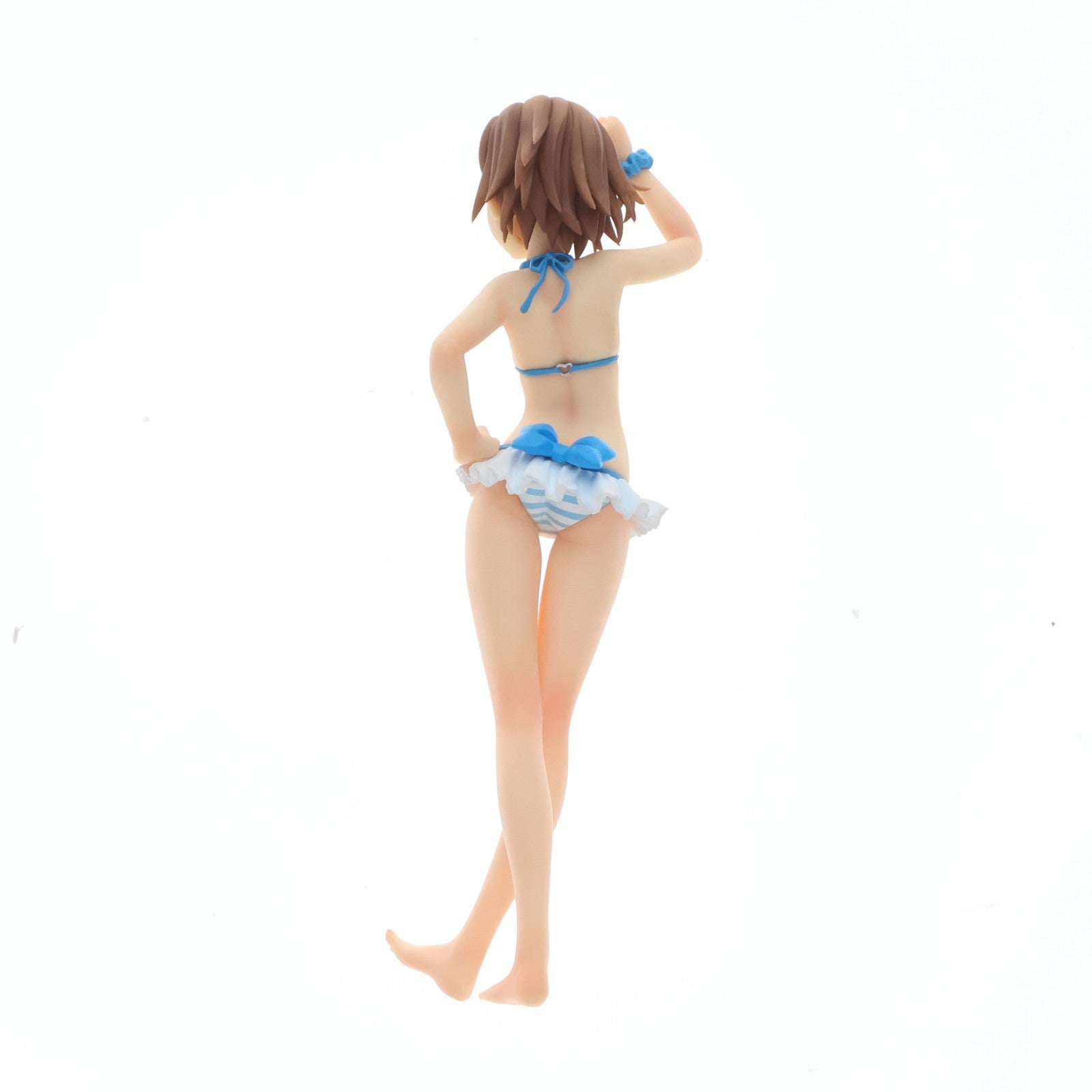 【中古即納】[FIG] BEACH QUEENS(ビーチクイーンズ) 御坂美琴(みさかみこと) ES とある科学の超電磁砲 1/10 完成品 フィギュア 電撃20年祭&電撃屋ホビー館限定 ウェーブ(WAVE)(20121020)