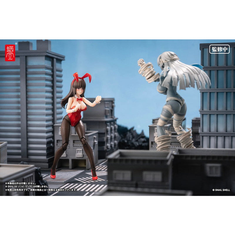 【中古即納】[FIG] スキルエフェクトパーツ付属 空想JKシリーズ JK-01バニーガール レナ 1/12 完成品 アクションフィギュア SNAIL SHELL(蝸之殻)(20260228)