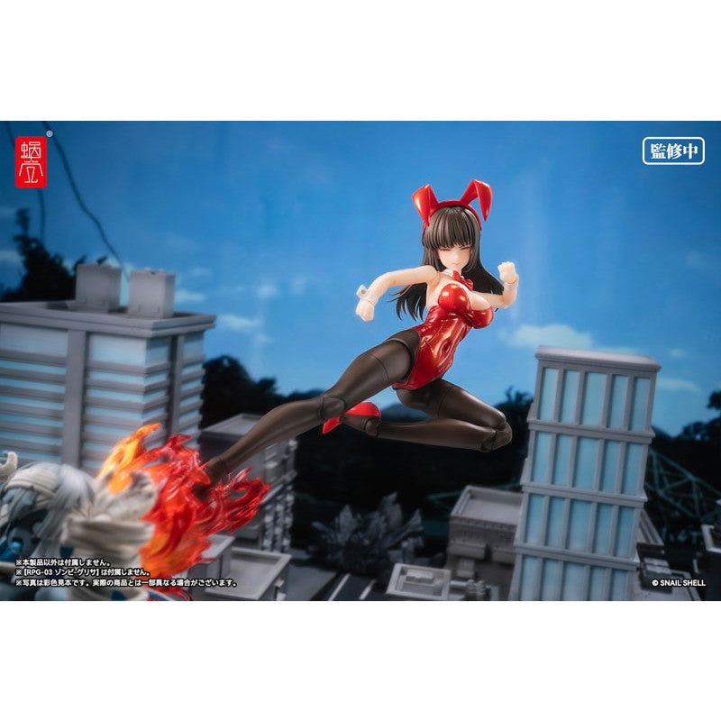 【中古即納】[FIG] スキルエフェクトパーツ付属 空想JKシリーズ JK-01バニーガール レナ 1/12 完成品 アクションフィギュア SNAIL SHELL(蝸之殻)(20260228)