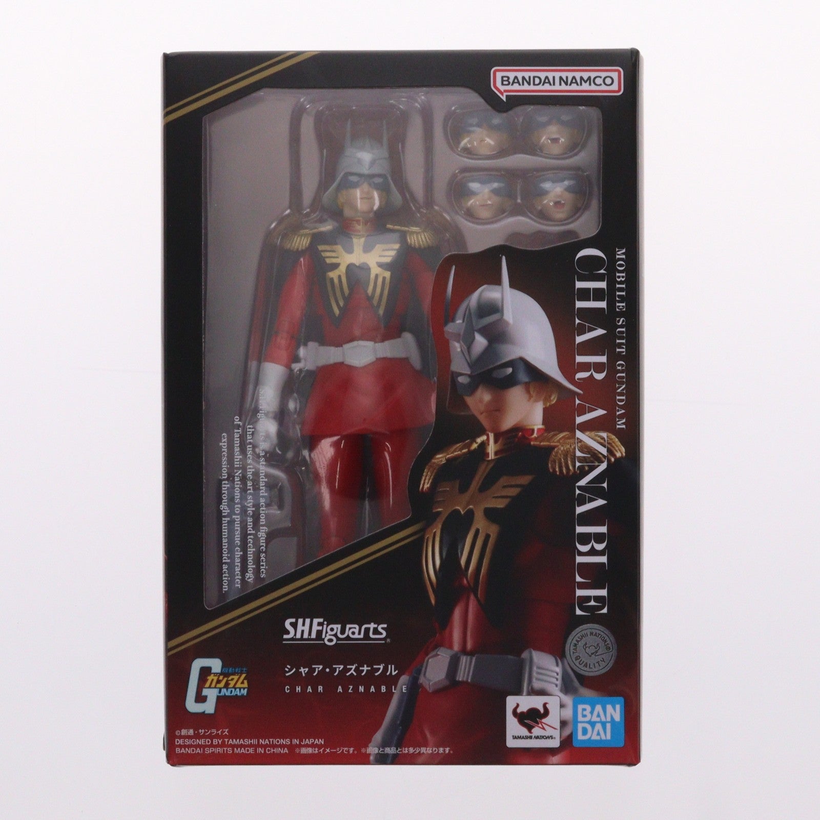 【中古即納】[FIG] S.H.Figuarts(フィギュアーツ) シャア・アズナブル 機動戦士ガンダム 完成品 可動フィギュア バンダイスピリッツ(20251025)
