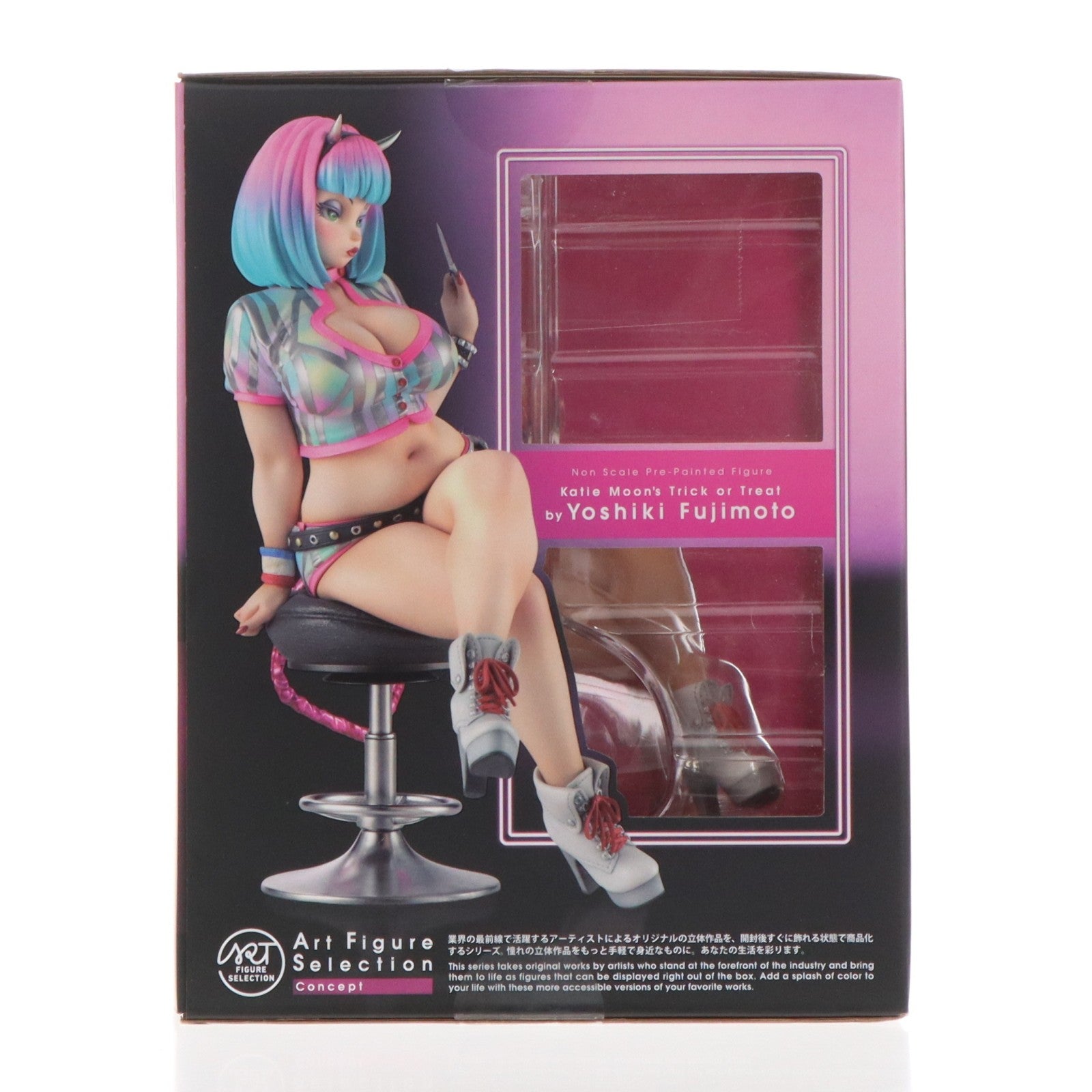 【中古即納】[FIG] コトブキヤショップ限定 ケイティ・ムーン Trick or Treat by 藤本圭紀 ART FIGURE SELECTION 完成品 フィギュア(PV064) コトブキヤ(20230630)