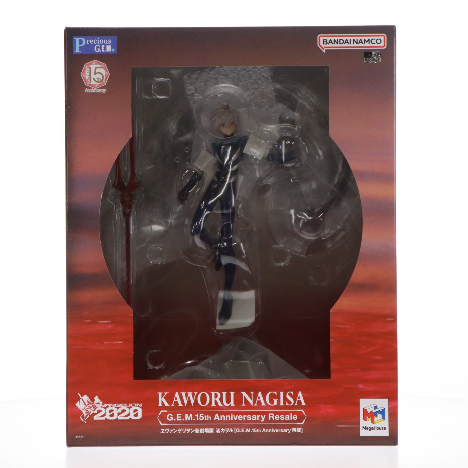 【中古即納】[FIG] Precious G.E.M.シリーズ 渚カヲル 15th Anniversary再販 ヱヴァンゲリヲン新劇場版 完成品 フィギュア プレミアムバンダイ&一部店舗&オンラインショップ限定 メガハウス(20241226)