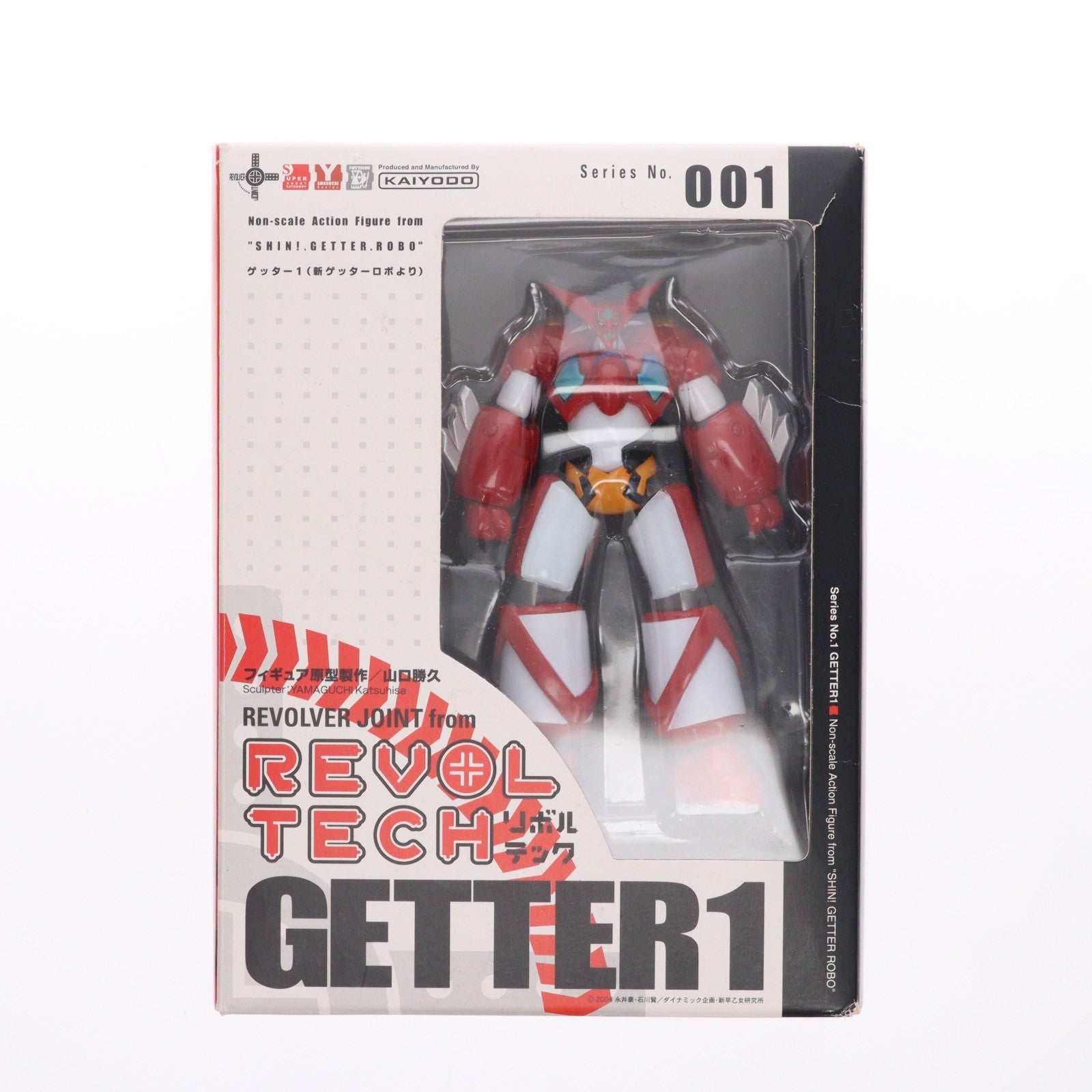 【中古即納】[FIG] リボルテックヤマグチ No.001 ゲッター1 新ゲッターロボ 完成品 可動フィギュア 海洋堂(20060515)