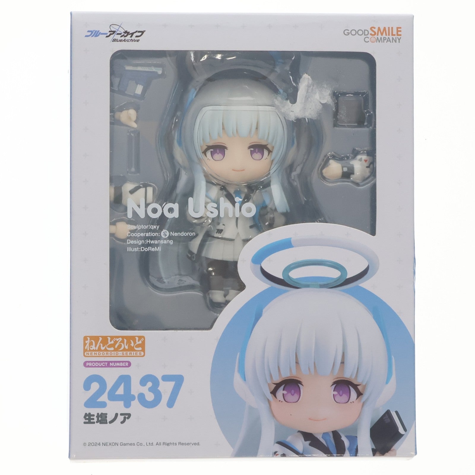 【中古即納】[FIG] ねんどろいど 2437 生塩ノア(うしおのあ) ブルーアーカイブ -Blue Archive- 完成品 可動フィギュア グッドスマイルカンパニー(20240929)
