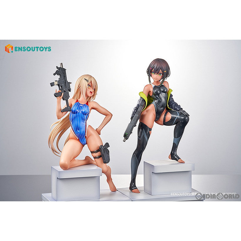 【中古即納】[FIG] 水泳部の部長ちゃんとコウハイちゃんセット 『ARMS NOTE』(アームズノート) 1/7 完成品 フィギュア ENSOUTOYS(エンソウトイズ)(20241231)