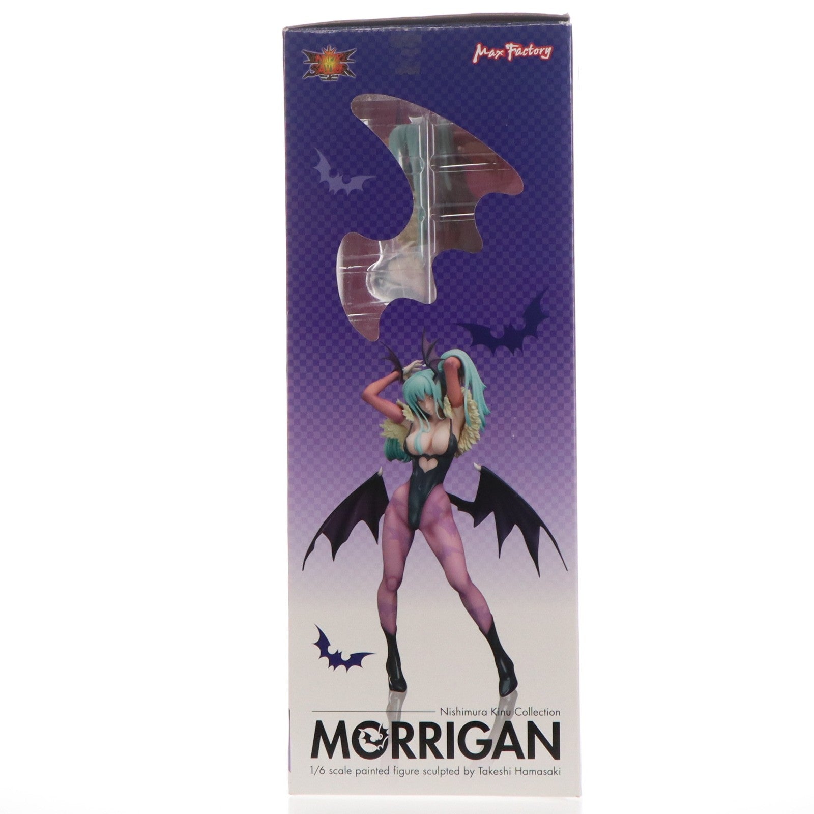 【中古即納】[FIG] 西村キヌコレクション モリガン ヴァンパイアセイヴァー 1/6 完成品 フィギュア マックスファクトリー(20090801)