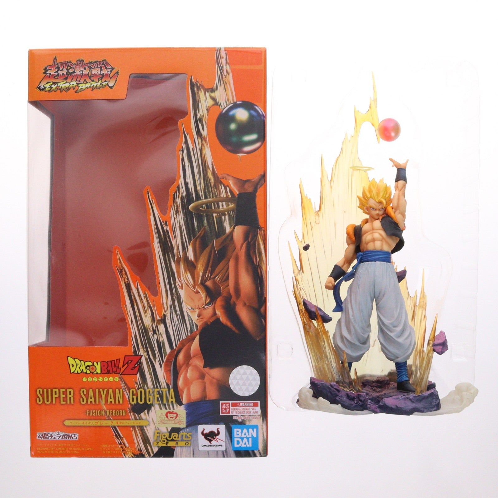 【中古即納】[FIG] 魂ウェブ商店限定 フィギュアーツZERO [超激戦]スーパーサイヤ人ゴジータ-復活のフュージョン- ドラゴンボールZ 完成品 フィギュア バンダイスピリッツ(20201231)