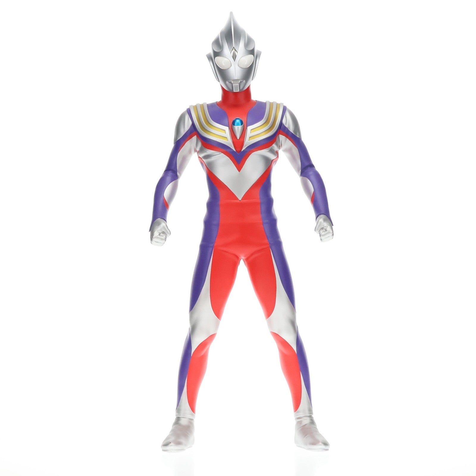 【中古即納】[SFT] JUNGLE 光の巨人シリーズ ウルトラマンティガ 1/100 完成品 ソフビフィギュア 造形工房密林(20191224)