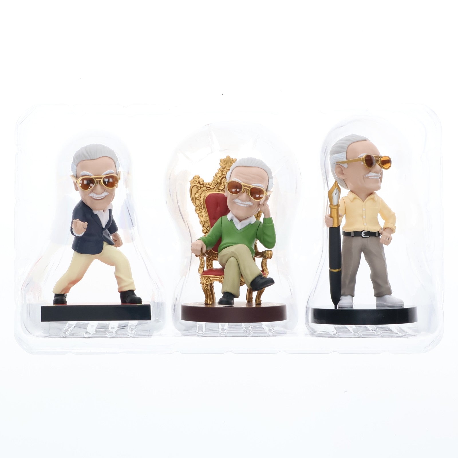 【中古即納】[FIG] Mini Egg Attack(ミニ・エッグアタック) 『スタン・リー』シリーズ 3体セット 完成品 フィギュア(MEA-023) Beast Kingdom(ビーストキングダム)(20220228)