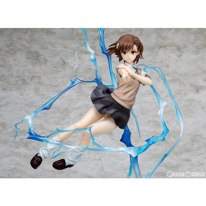 【中古即納】[FIG] 御坂美琴(みさかみこと) とある科学の超電磁砲T 1/7 完成品 フィギュア 絵梦(エモン)トイズ(EMONTOYS)(20210901)