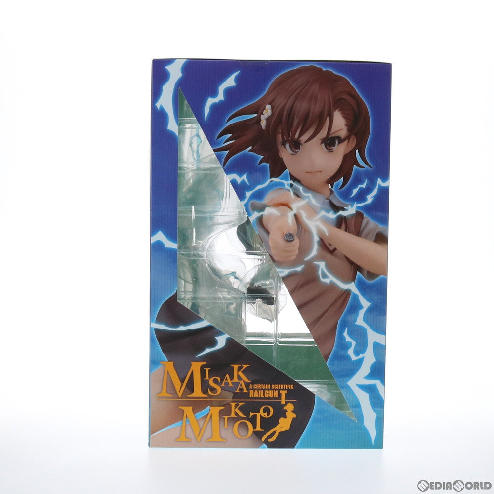 【中古即納】[FIG] 御坂美琴(みさかみこと) とある科学の超電磁砲T 1/7 完成品 フィギュア 絵梦(エモン)トイズ(EMONTOYS)(20210901)