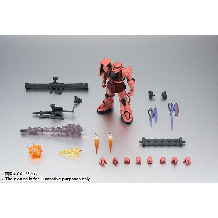【中古即納】[FIG] (再々販) ROBOT魂(SIDE MS) MS-06S シャア専用ザク ver. A.N.I.M.E. 機動戦士ガンダム 完成品 可動フィギュア バンダイスピリッツ(20251213)
