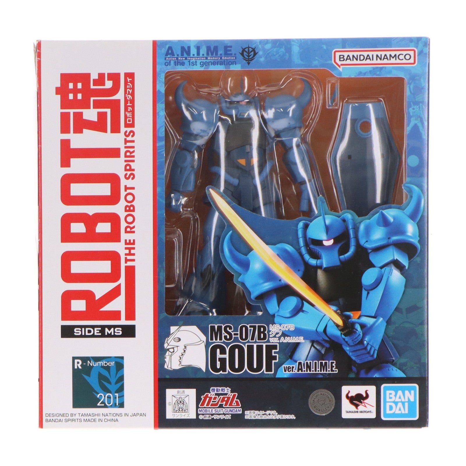 【中古即納】[FIG] (再販) ROBOT魂(SIDE MS) MS-07B グフ ver. A.N.I.M.E. 機動戦士ガンダム 完成品 可動フィギュア バンダイスピリッツ(20241214)