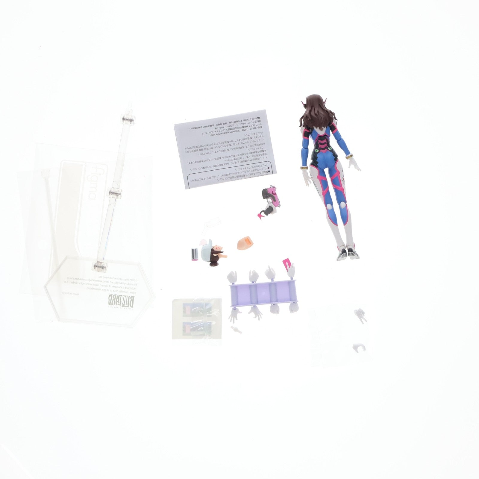 【中古即納】[FIG] figma(フィグマ) 408 D.Va(ディーバ) オーバーウォッチ(Overwatch) 完成品 可動フィギュア グッドスマイルカンパニー(20190731)