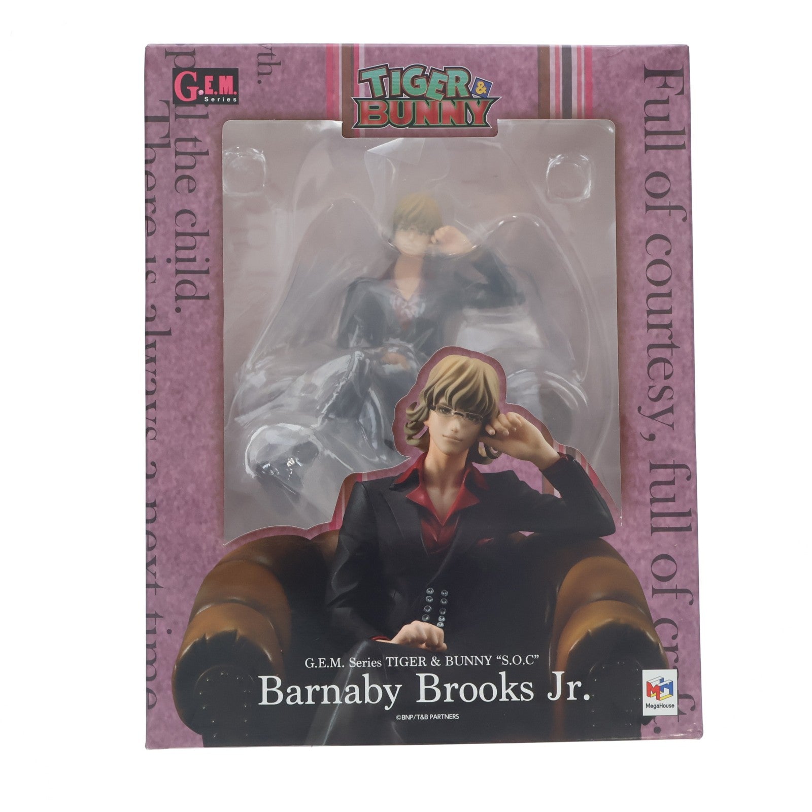 【中古即納】[FIG] G.E.M.シリーズ S.O.C バーナビー・ブルックス Jr. TIGER & BUNNY(タイガー&バニー) 完成品 フィギュア 一部店舗&オンラインショップ限定 メガハウス(20180331)