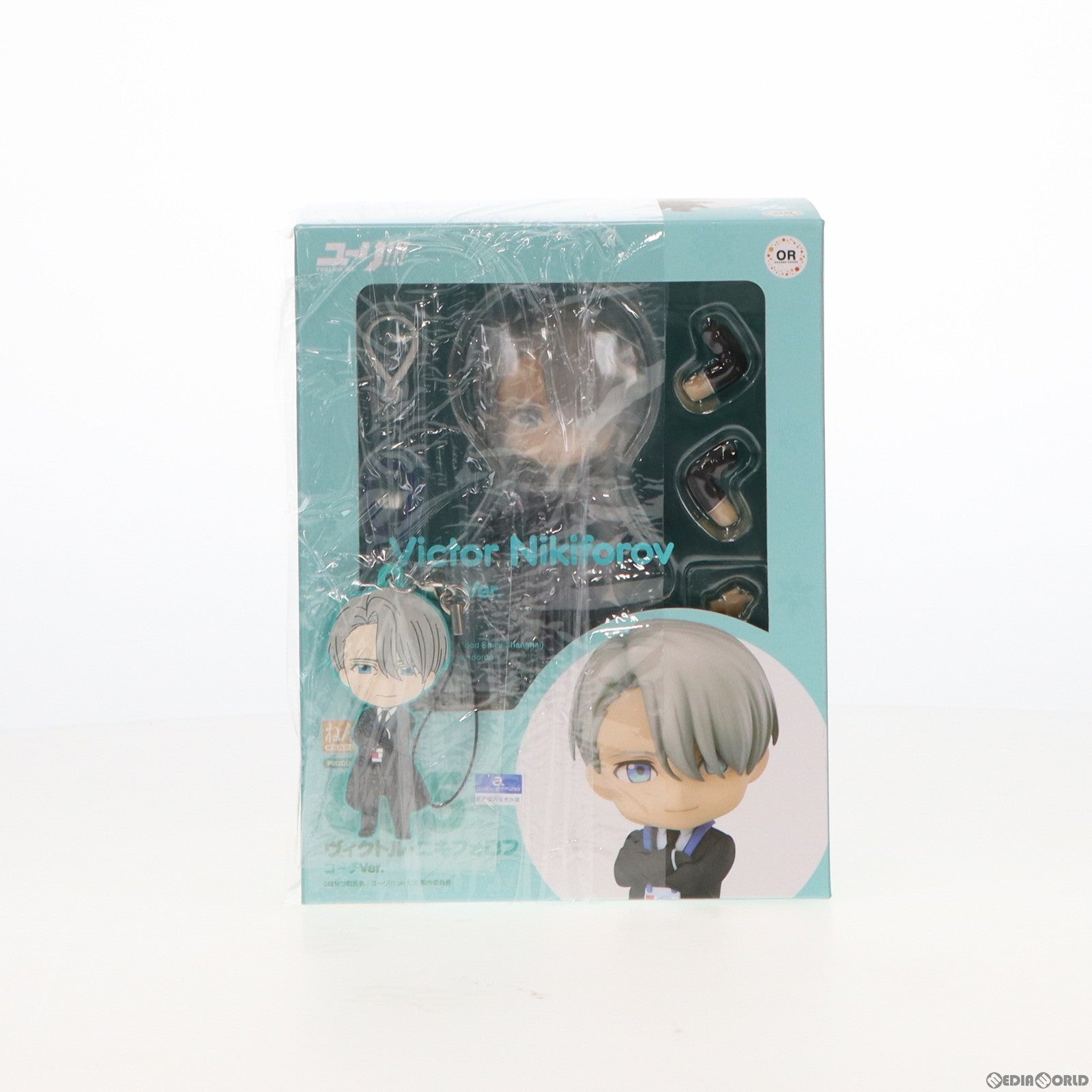 【中古即納】[FIG] GOODSMILE ONLINE SHOP限定特典付属 ねんどろいど 865 ヴィクトル・ニキフォロフ コーチVer. ユーリ!!! On ICE 完成品 可動フィギュア オランジュ・ルージュ(20180621)