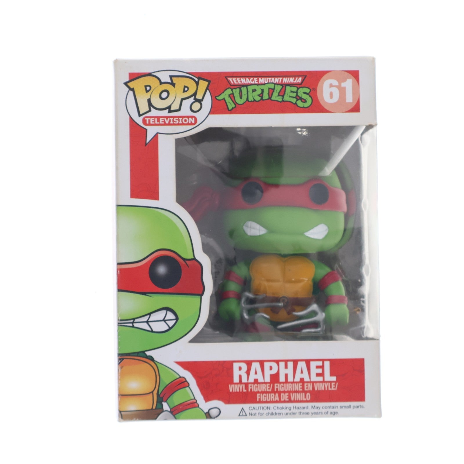 【中古即納】[SFT] POP! Television Series #61 ラファエロ ティーンエイジ・ミュータント・ニンジャ・タートルズ 完成品 ソフビフィギュア FUNKO(ファンコ)/ホットトイズ(20141007)