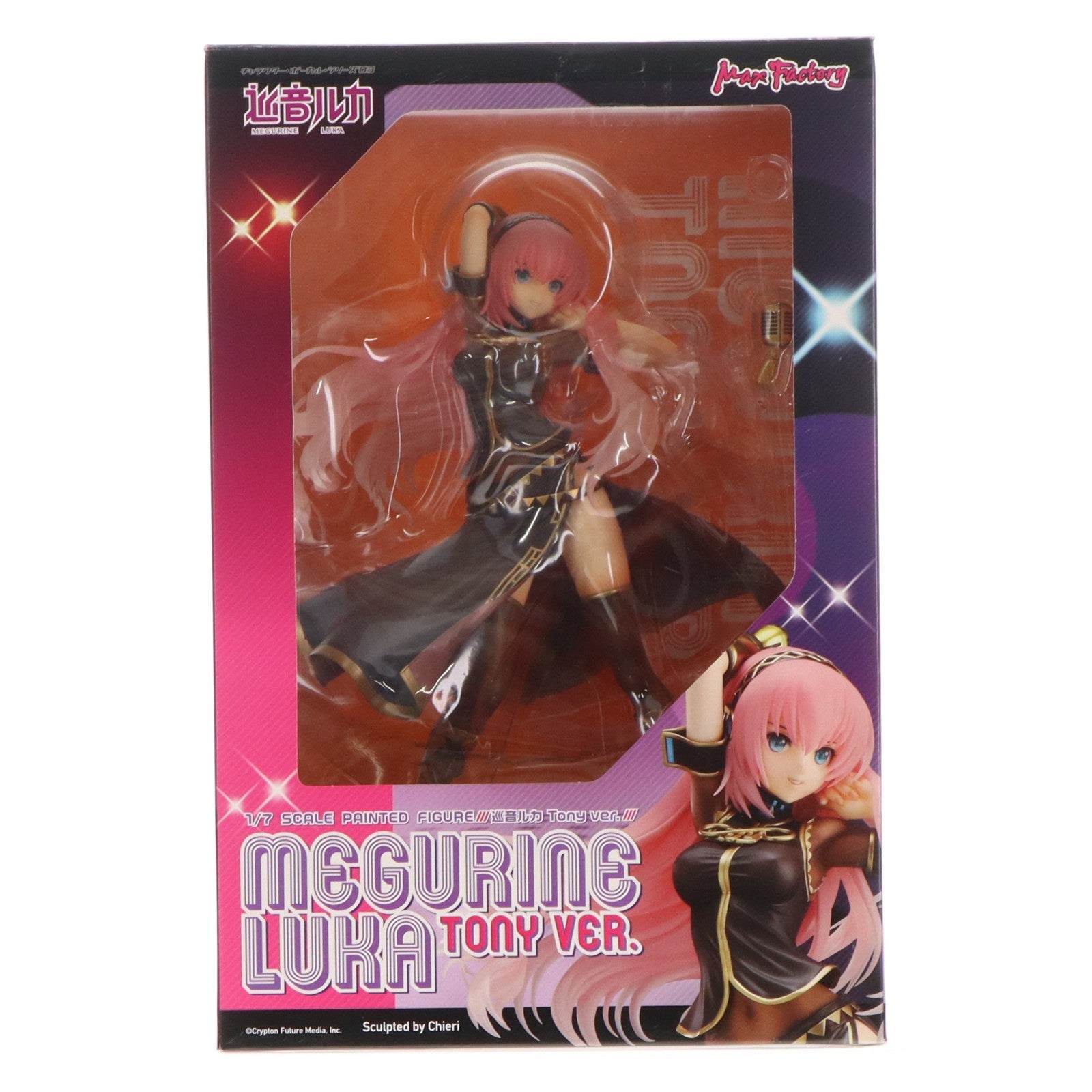 【中古即納】[FIG] 巡音ルカ(めぐりねるか) Tony ver. キャラクター・ボーカル・シリーズ03 巡音ルカ 1/7 完成品 フィギュア マックスファクトリー(20120801)