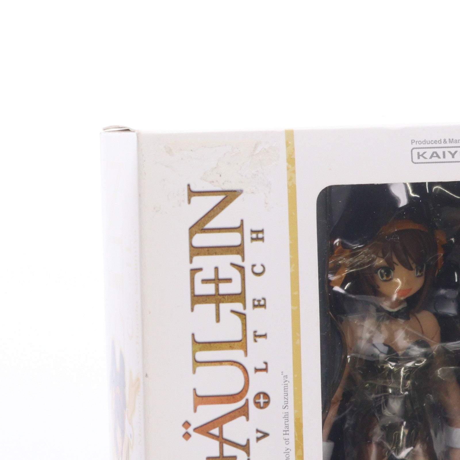 【中古即納】[FIG] フロイラインリボルテック No.013 涼宮ハルヒ バニーVer. 涼宮ハルヒの憂鬱 文化祭SPECIAL No.1 1/10 完成品 可動フィギュア 海洋堂(20090201)
