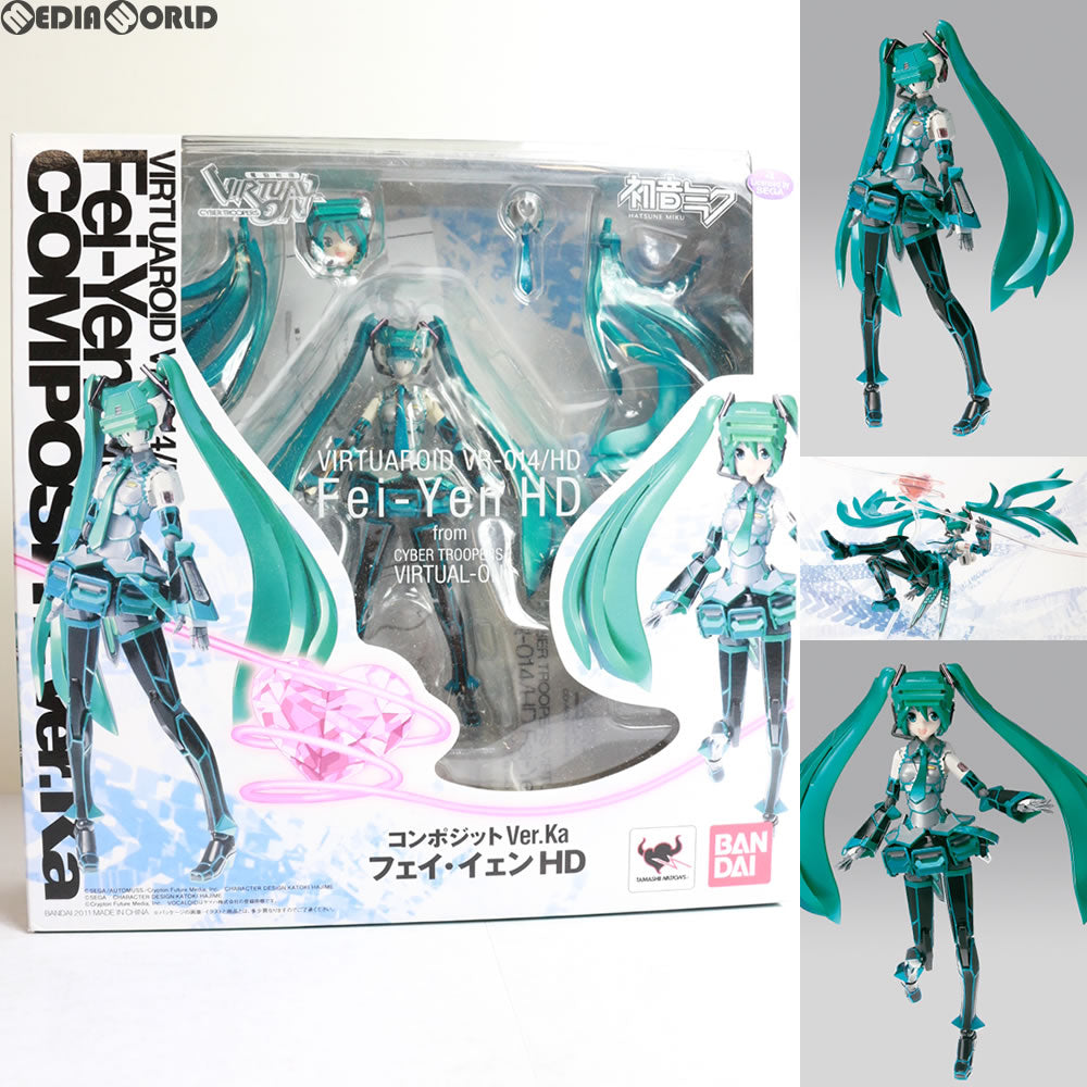 【中古即納】[FIG] COMPOSITE Ver.Ka(コンポジット バージョンケーエー)  VIRTUAROID VR-014/HD フェイ・イェンHD 電脳戦機バーチャロン キャラクター・ボーカル・シリーズ01 初音ミク 完成品 可動フィギュア バンダイ(20111126)