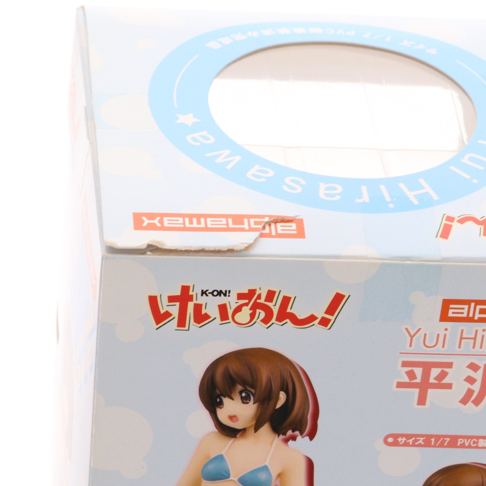 【中古即納】[FIG] 平沢唯(ひらさわゆい) 水着ver. けいおん! 1/7 完成品 フィギュア(AX-0073) アルファマックス(20120710)