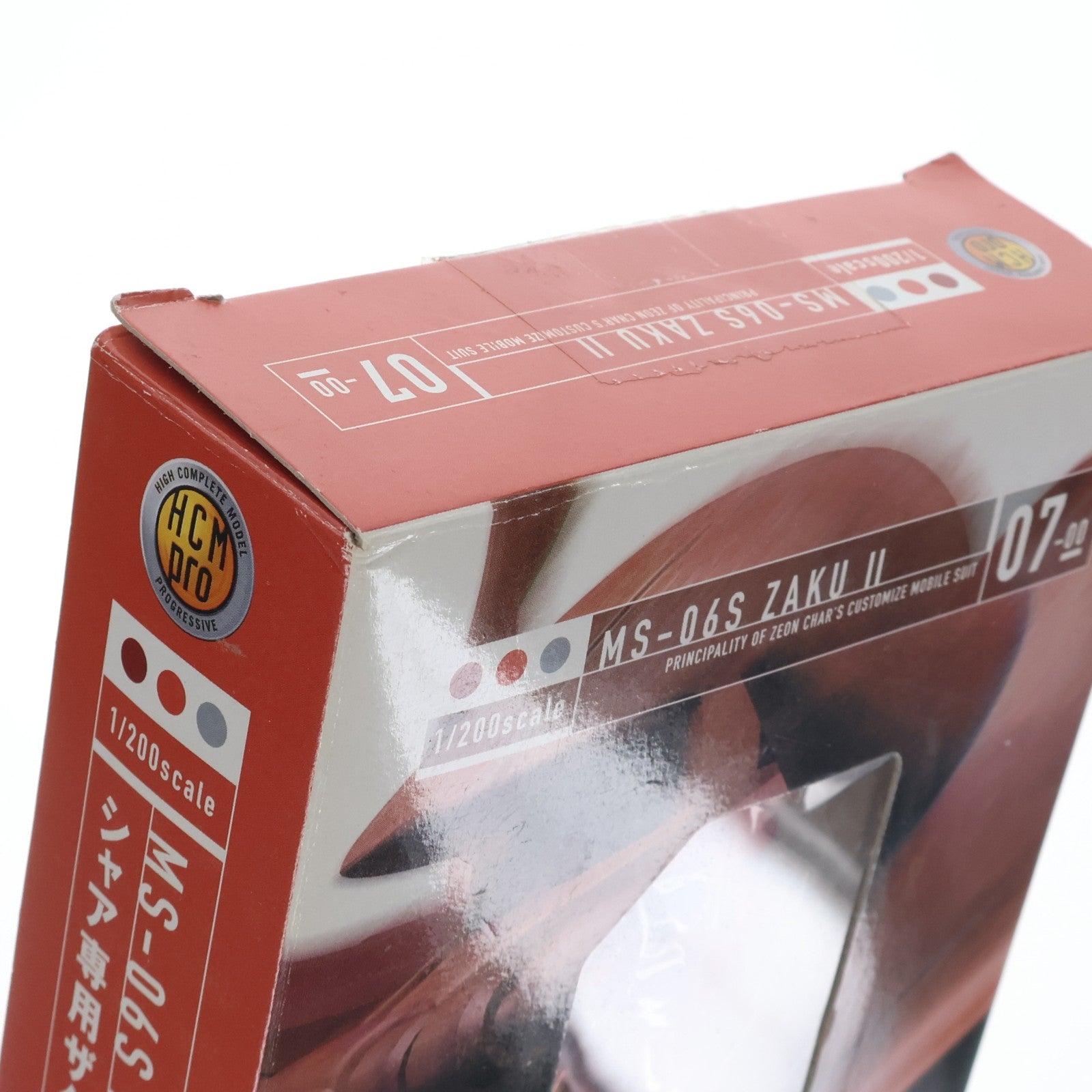 【中古即納】[FIG] HCM-Pro 07-00 MS-06S シャア専用ザク 機動戦士ガンダム 1/200 完成品 可動フィギュア バンダイ(20041113)