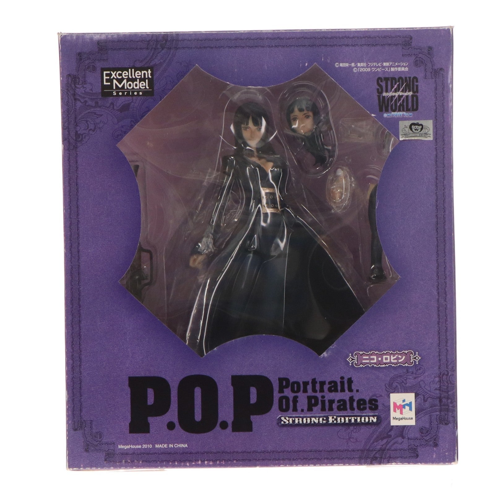 【中古即納】[FIG] Portrait.Of.Pirates P.O.P STRONG EDITION ニコ・ロビン ONE PIECE(ワンピース) 1/8 完成品 フィギュア メガハウス(20111124)