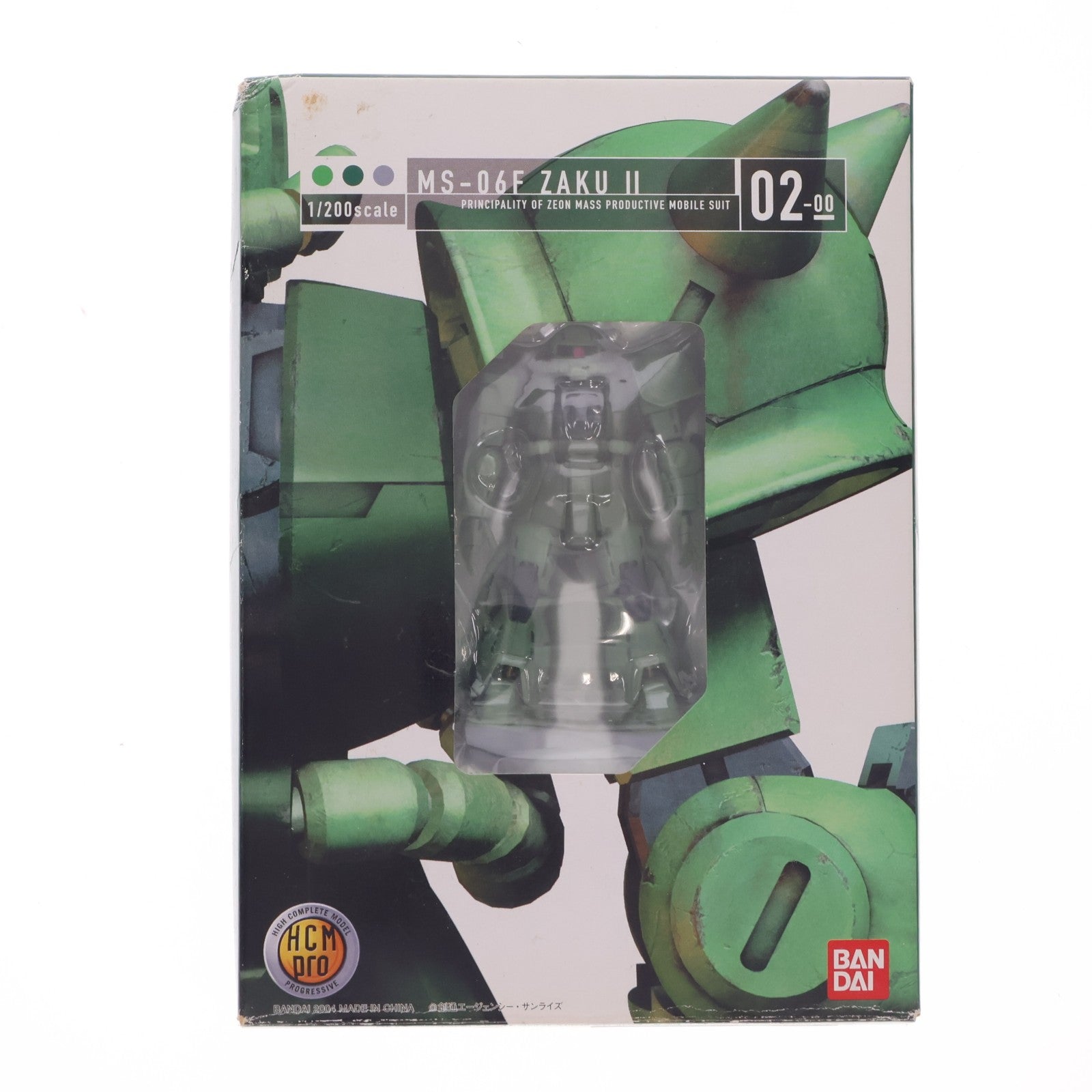 【中古即納】[FIG] HCM-Pro 02-00 MS-06F ザクII 機動戦士ガンダム 1/200 完成品 可動フィギュア バンダイ(20040611)
