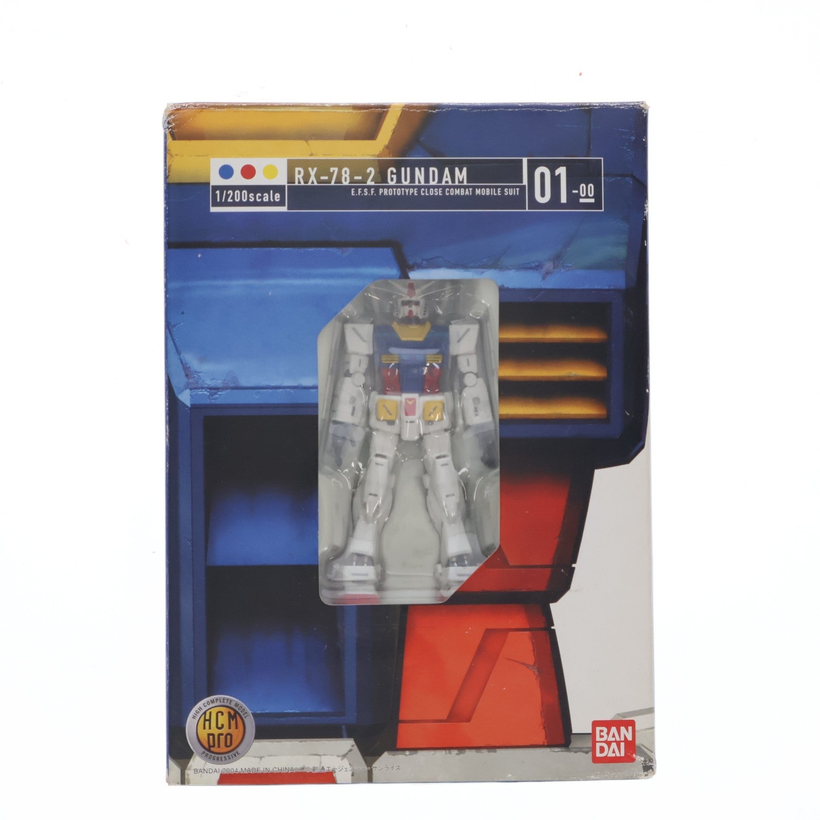 【中古即納】[FIG] HCM-Pro 01-00 RX-78-2 ガンダム 機動戦士ガンダム 1/200 完成品 可動フィギュア バンダイ(20040611)