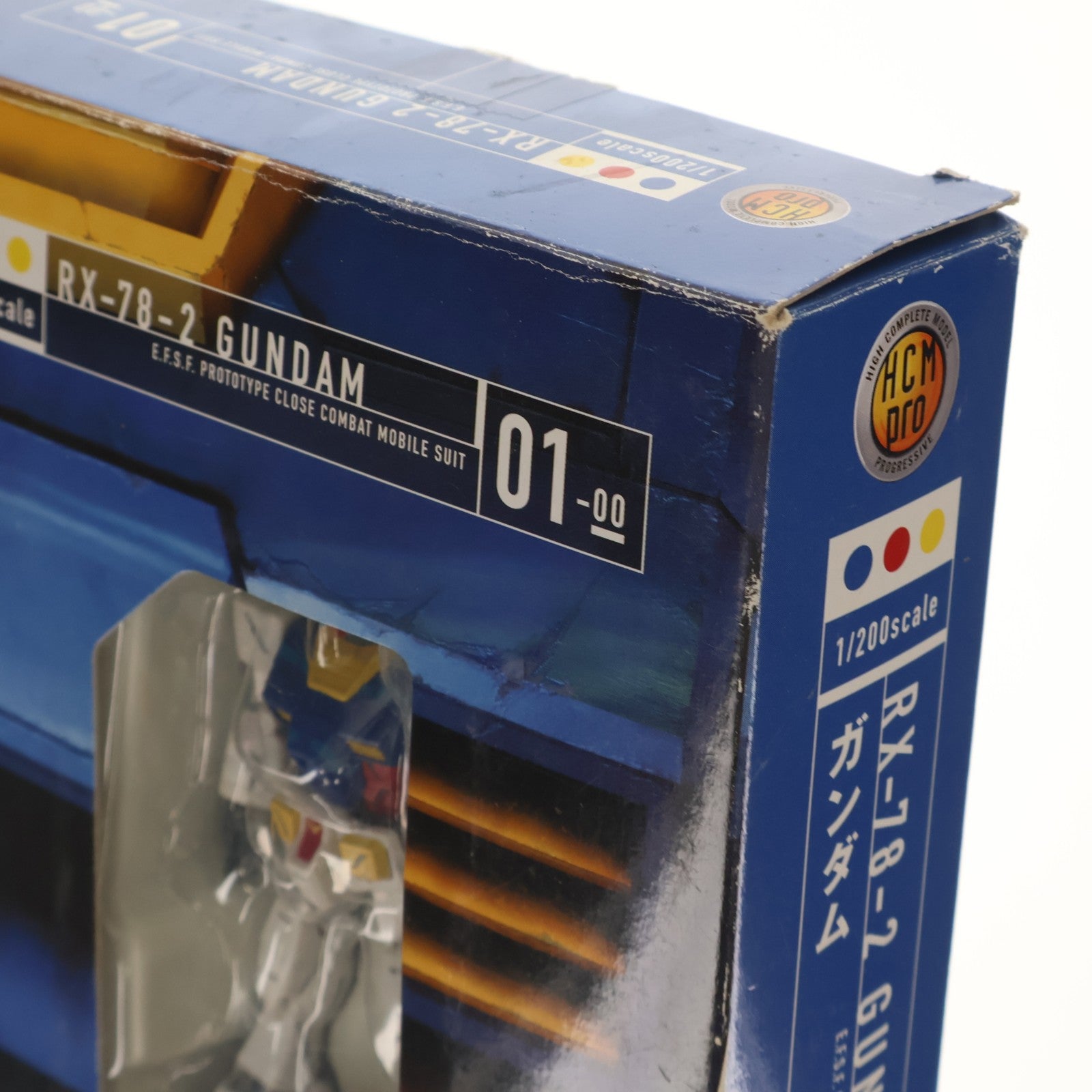 【中古即納】[FIG] HCM-Pro 01-00 RX-78-2 ガンダム 機動戦士ガンダム 1/200 完成品 可動フィギュア バンダイ(20040611)