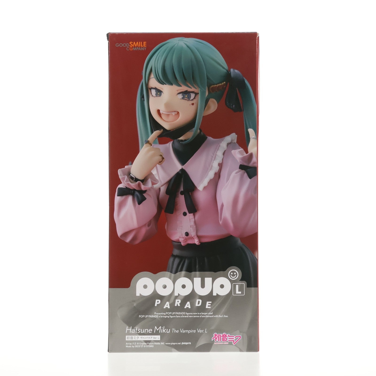 【中古即納】[FIG] POP UP PARADE(ポップアップパレード) 初音ミク ヴァンパイア Ver. L キャラクター・ボーカル・シリーズ01 初音ミク 完成品 フィギュア グッドスマイルカンパニー(20230329)