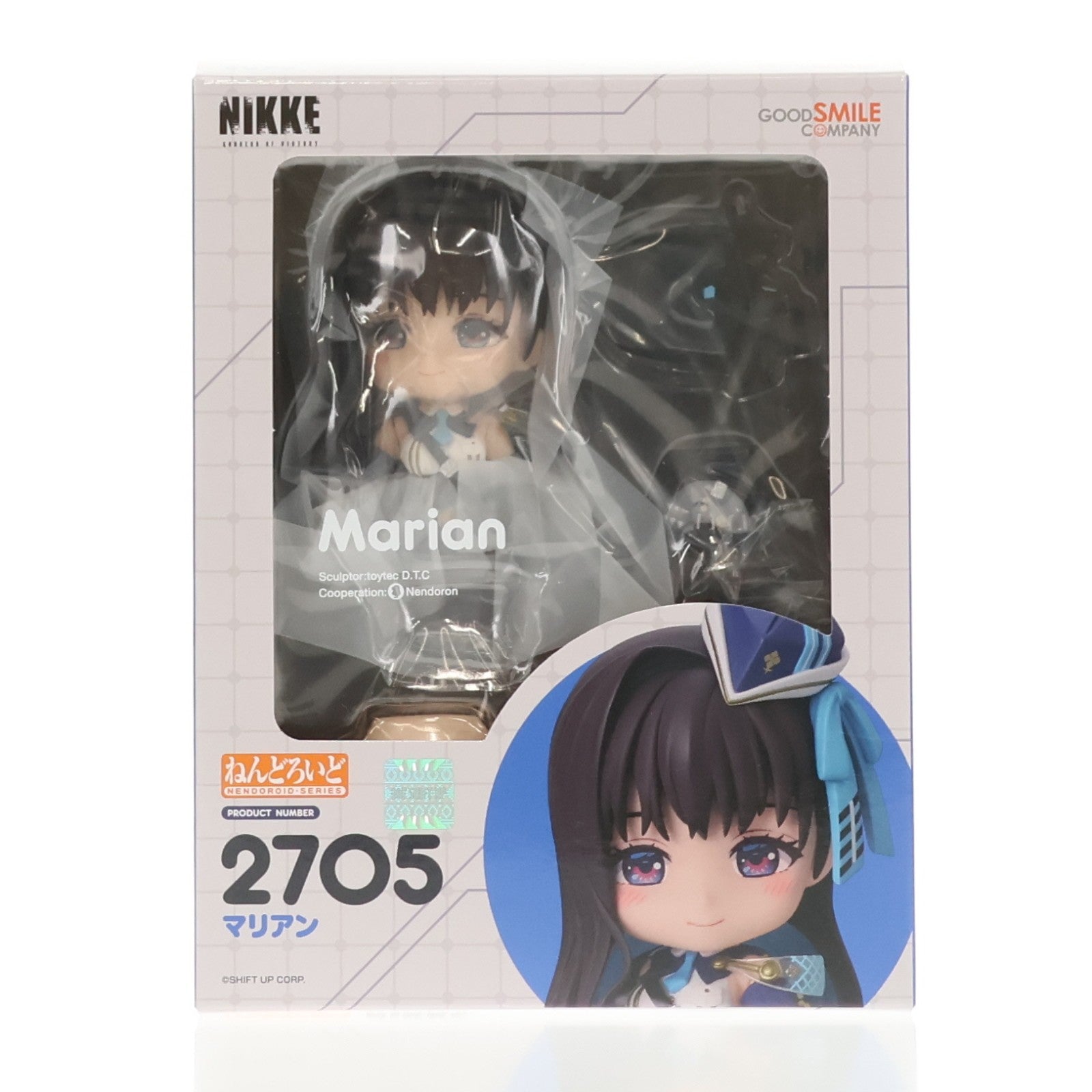 【中古即納】[FIG] グッドスマイルカンパニー公式ショップ特典付属 ねんどろいど 2705 マリアン 勝利の女神:NIKKE(ニケ) 完成品 可動フィギュア グッドスマイルカンパニー(20250720)