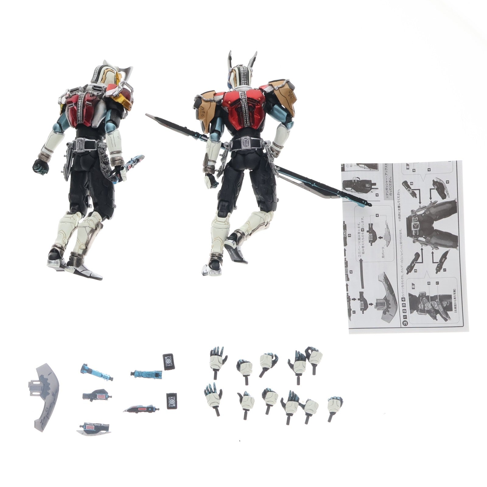 【中古即納】[FIG] S.I.C. LIMITED 仮面ライダー電王 ロッドフォーム&仮面ライダー電王 アックスフォーム 完成品 可動フィギュア バンダイ(20081122)