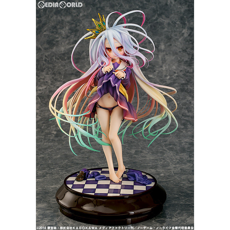 【中古即納】[FIG] 白(しろ) Tuck up ver. ノーゲーム・ノーライフ 1/7 完成品 フィギュア Phat!(ファット・カンパニー)(20200927)