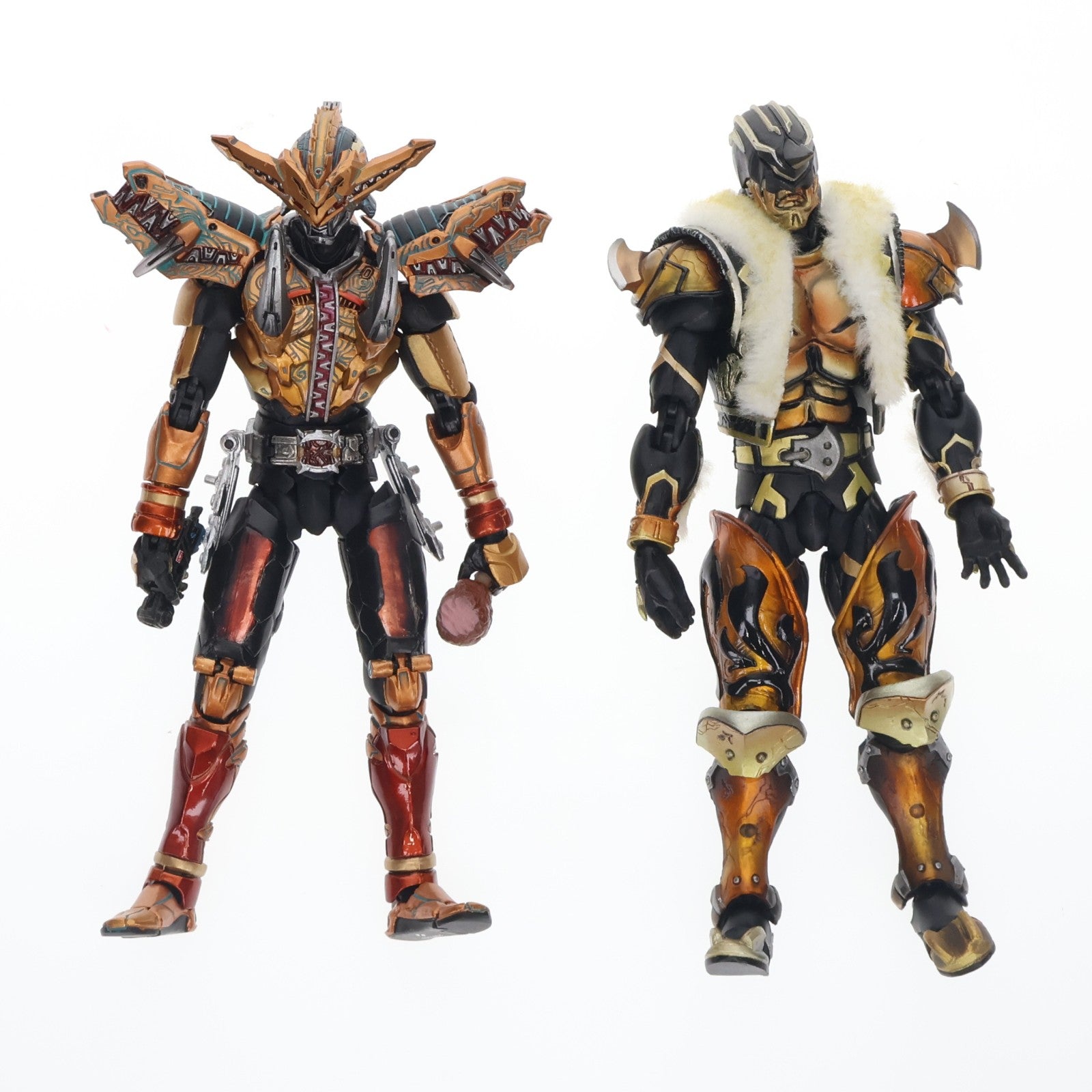 【中古即納】[FIG] S.I.C. VOL.48 仮面ライダーガオウ&キンタロスイマジン 仮面ライダー電王 完成品 可動フィギュア バンダイ(20090530)